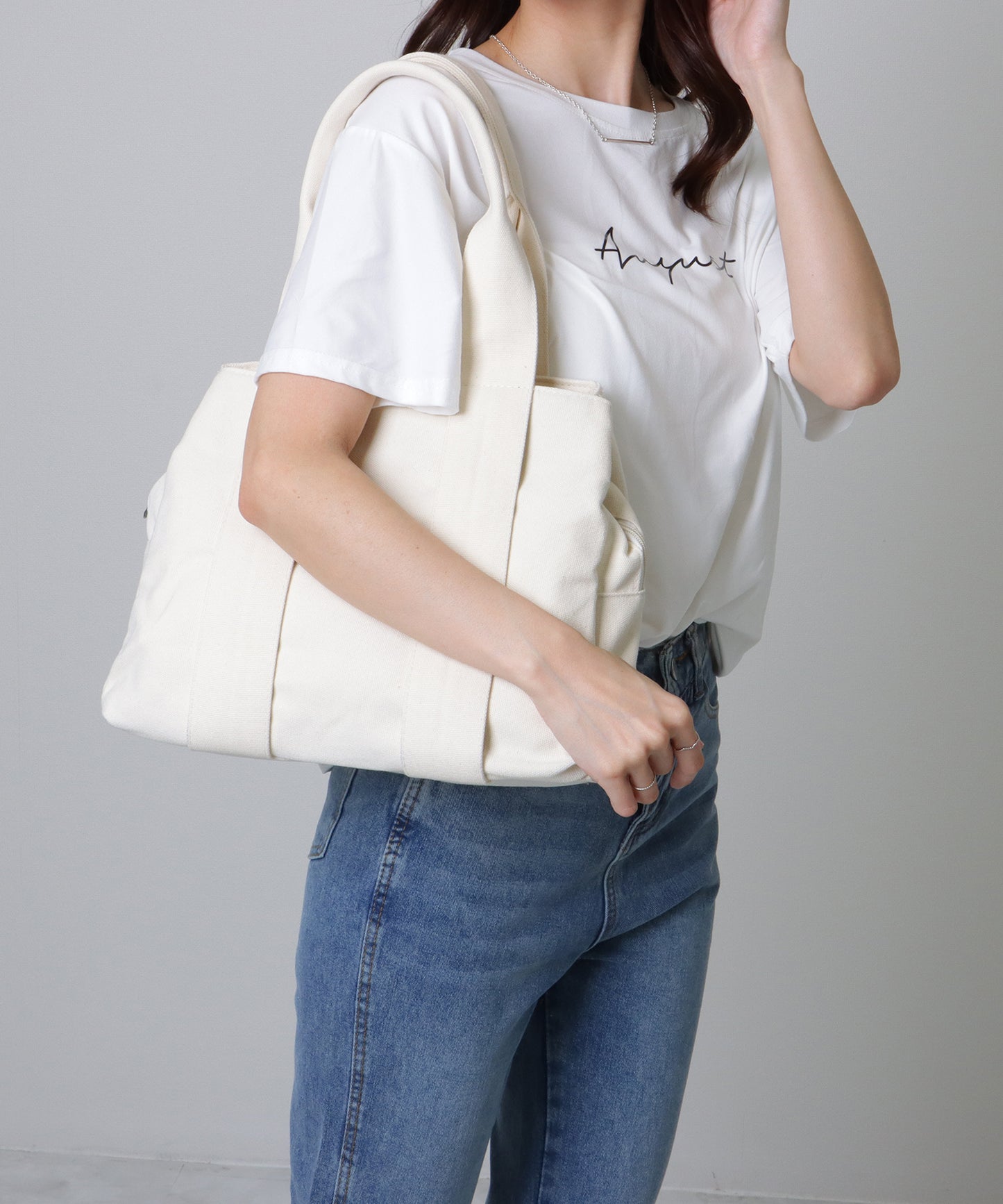 3ポケット マルチ キャンバス トート バッグ