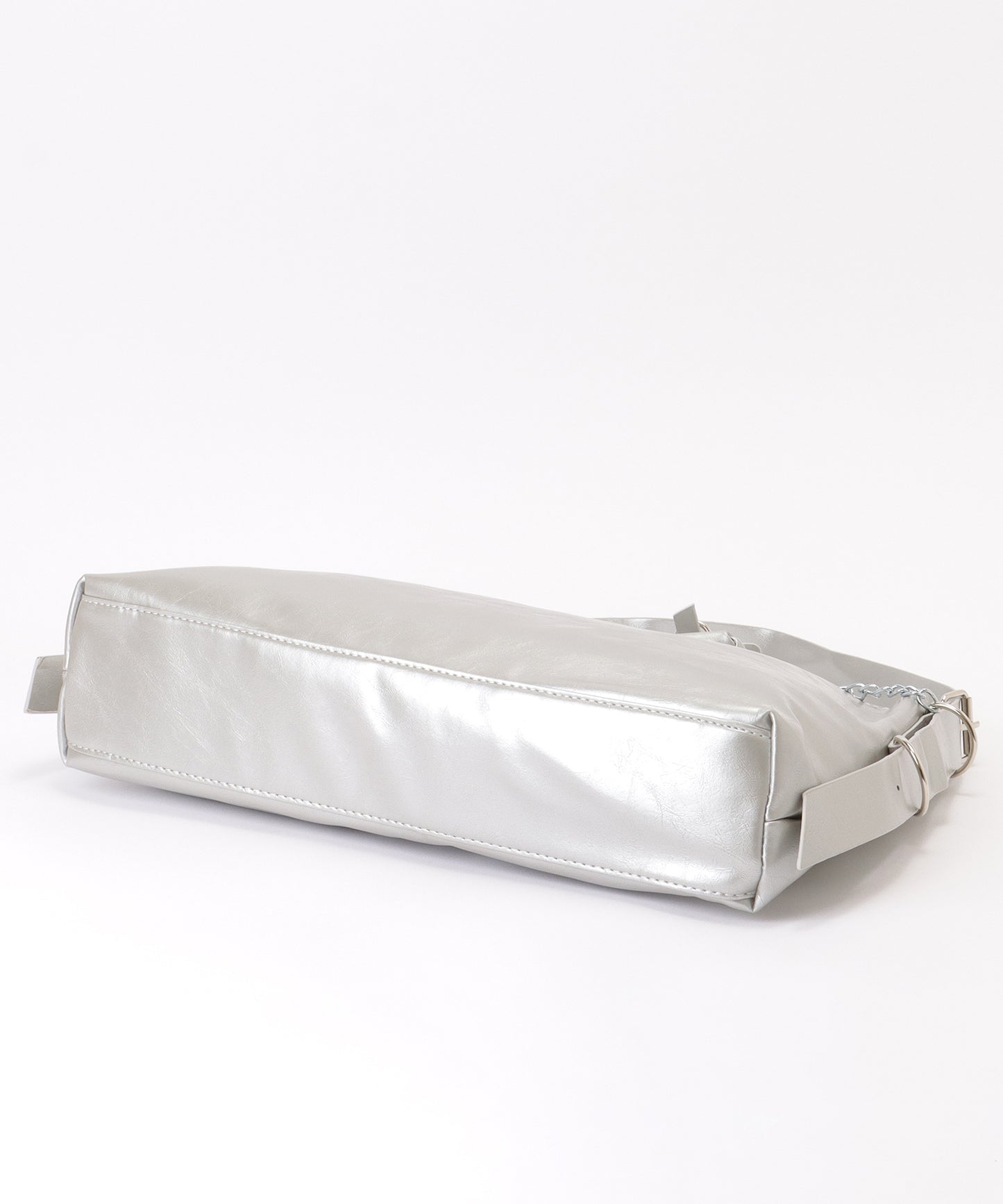 ミニポーチ付き スクエア チェーン ショルダーバッグ