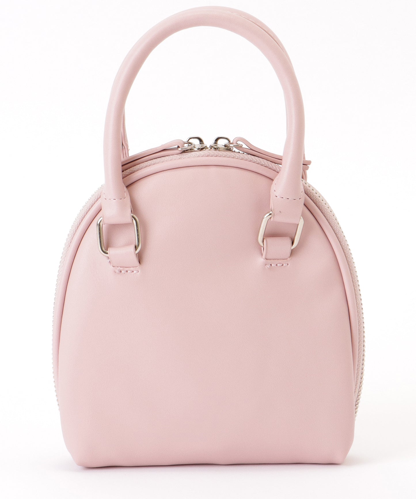 ハートチャーム付き 2WAY ミニ ラウンド ショルダーバッグ