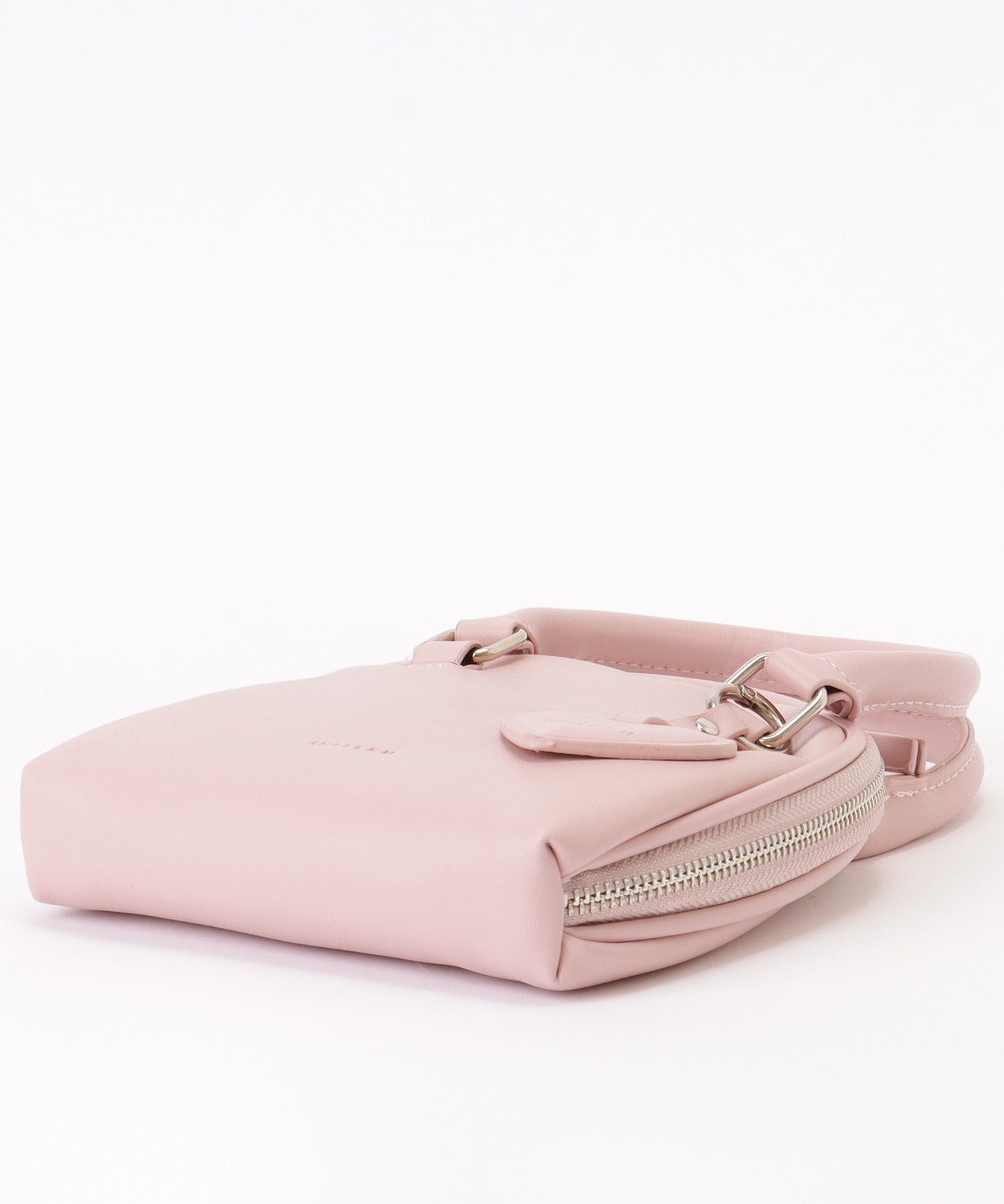 ハートチャーム付き 2WAY ミニ ラウンド ショルダーバッグ