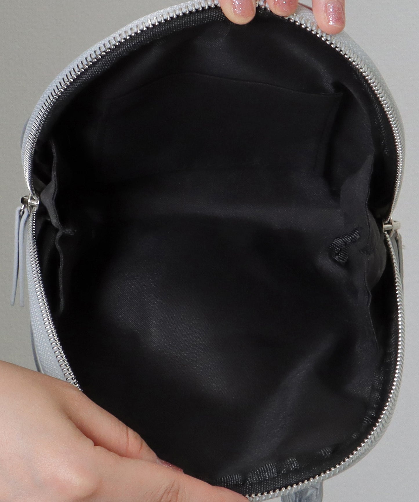 ハートチャーム付き 2WAY ミニ ラウンド ショルダーバッグ