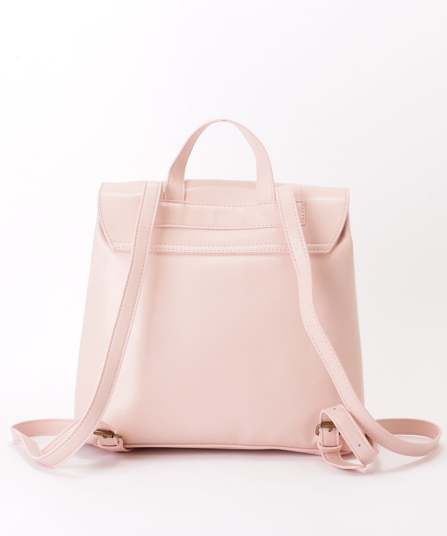 リボン ギャザー スクエア リュックサック