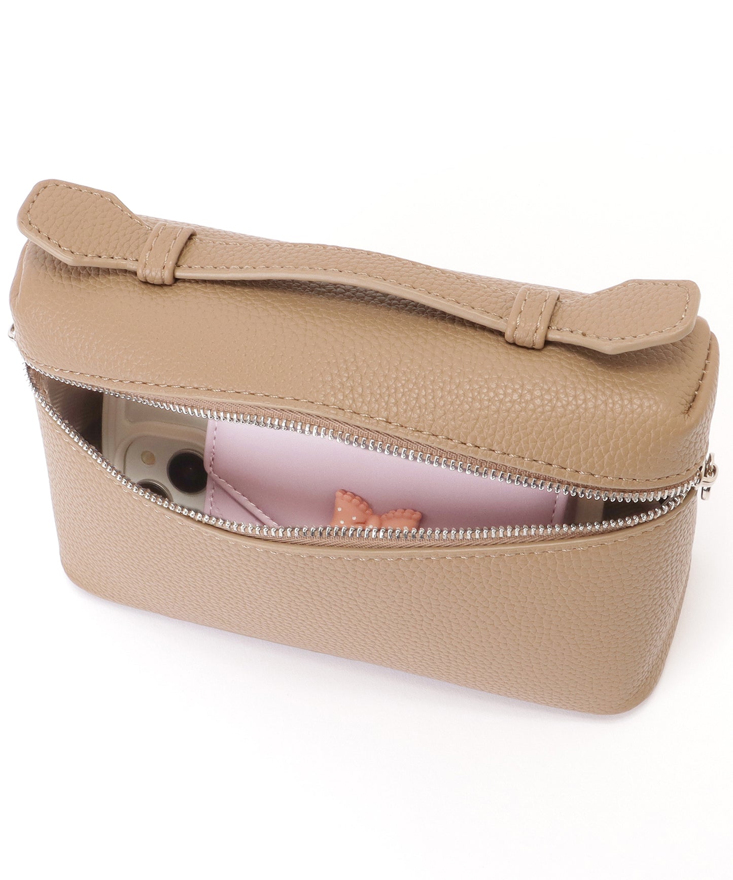 スクエア 2WAY コンパクト ショルダーバッグ