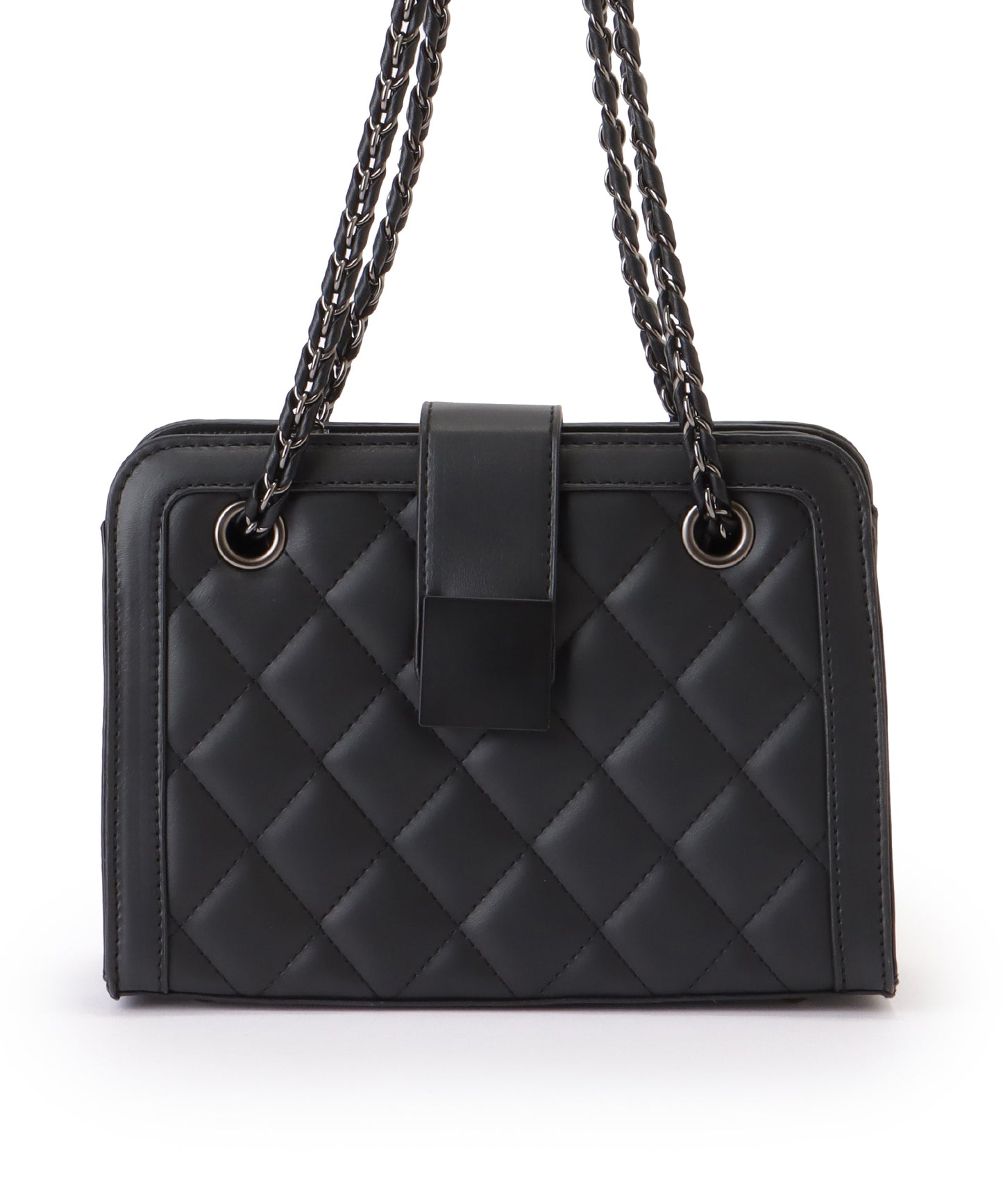 キルティング スクエア 2WAY チェーン ショルダーバッグ