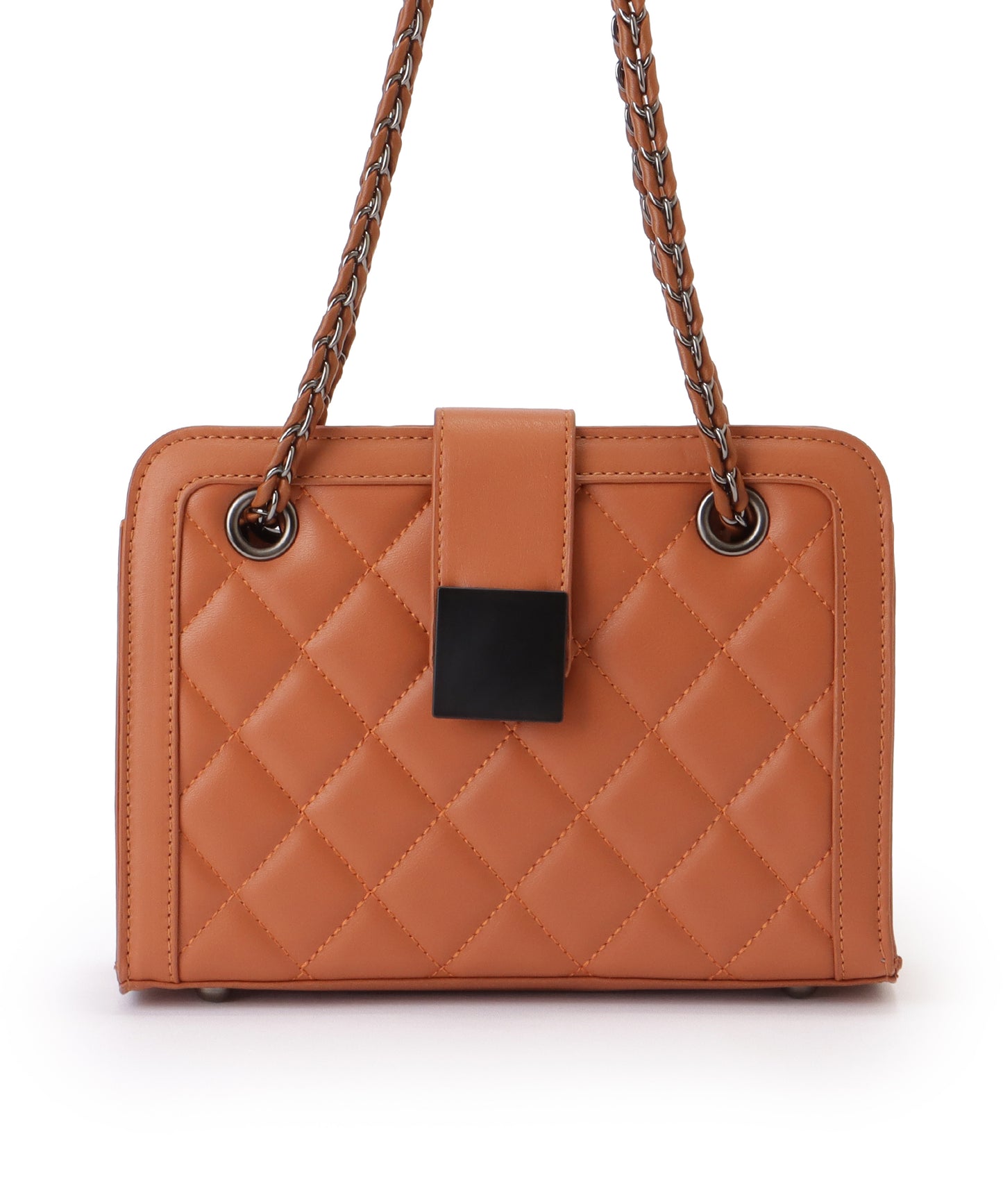 キルティング スクエア 2WAY チェーン ショルダーバッグ