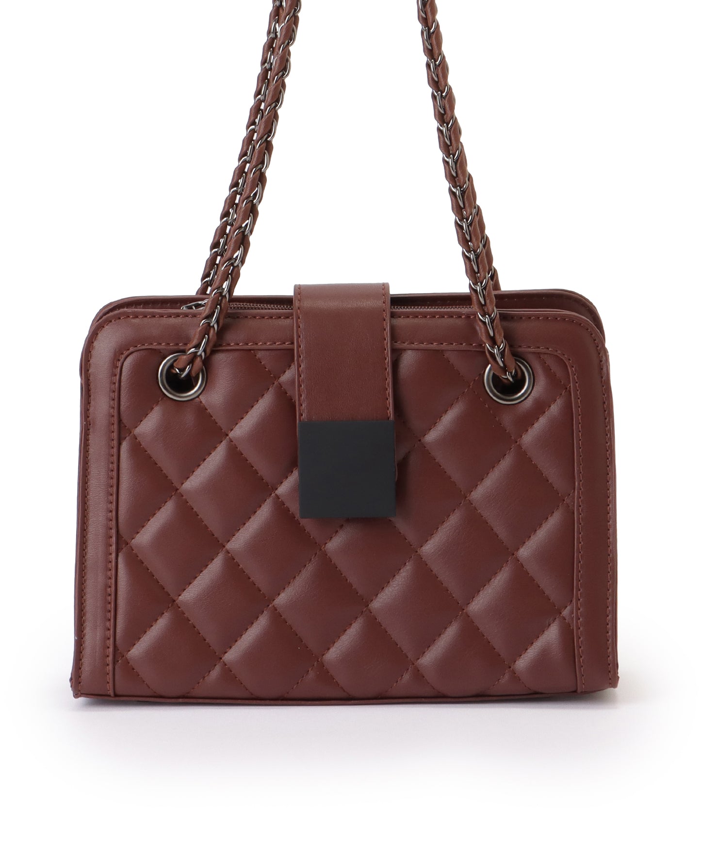 キルティング スクエア 2WAY チェーン ショルダーバッグ