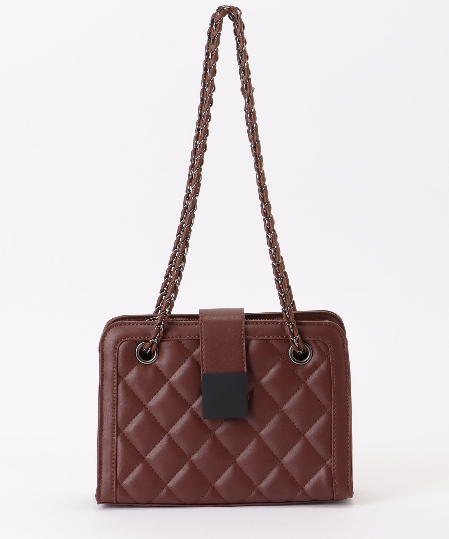 キルティング スクエア 2WAY チェーン ショルダーバッグ