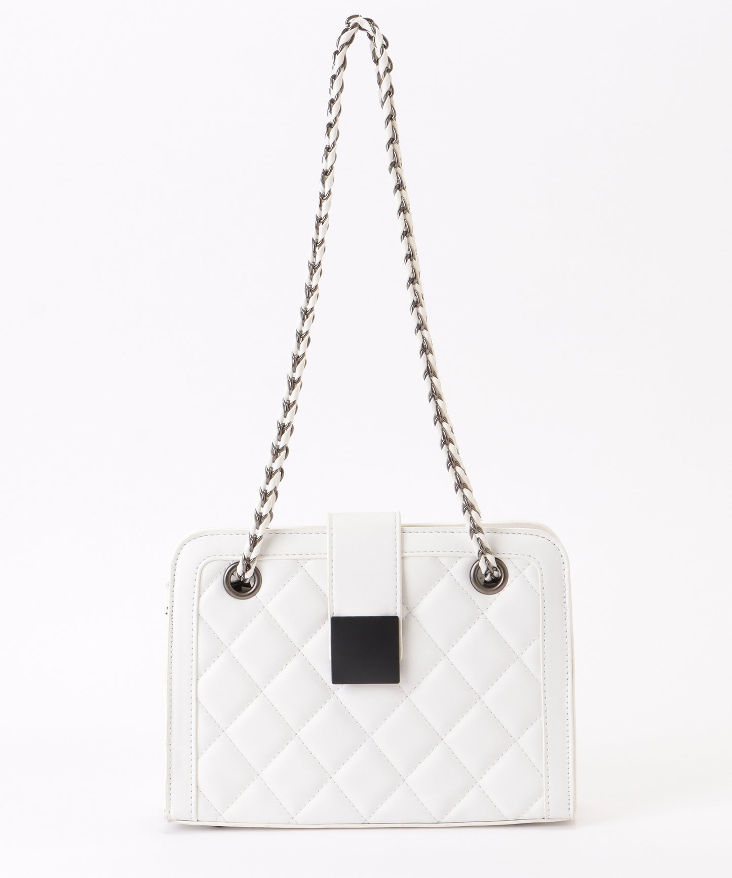 キルティング スクエア 2WAY チェーン ショルダーバッグ