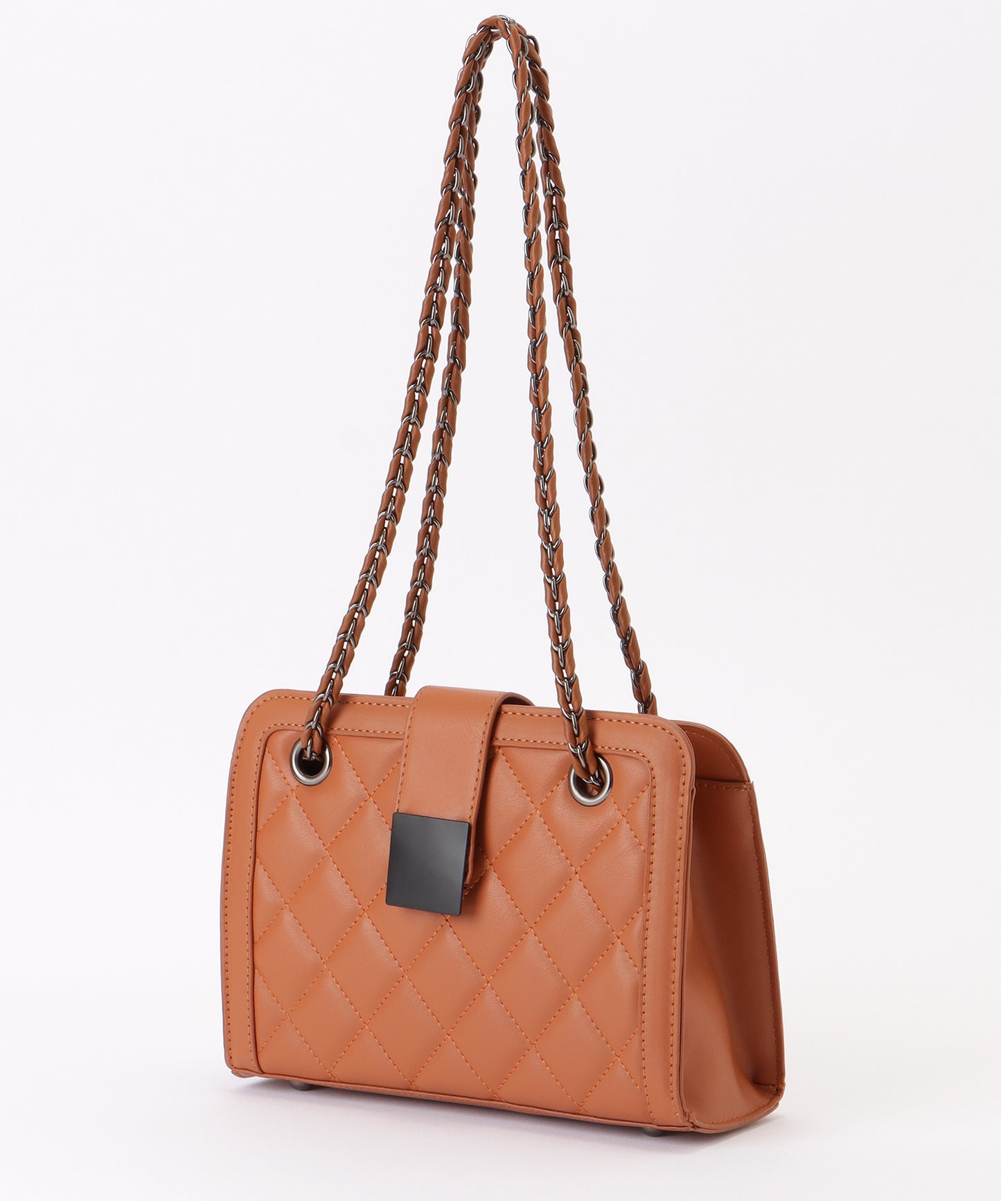 キルティング スクエア 2WAY チェーン ショルダーバッグ