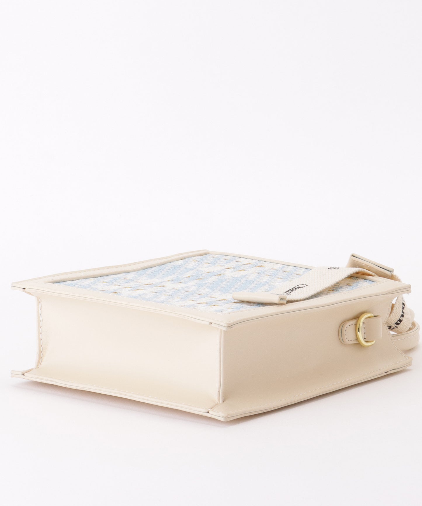 チェック柄 2WAY スクエア コンパクト ショルダーバッグ