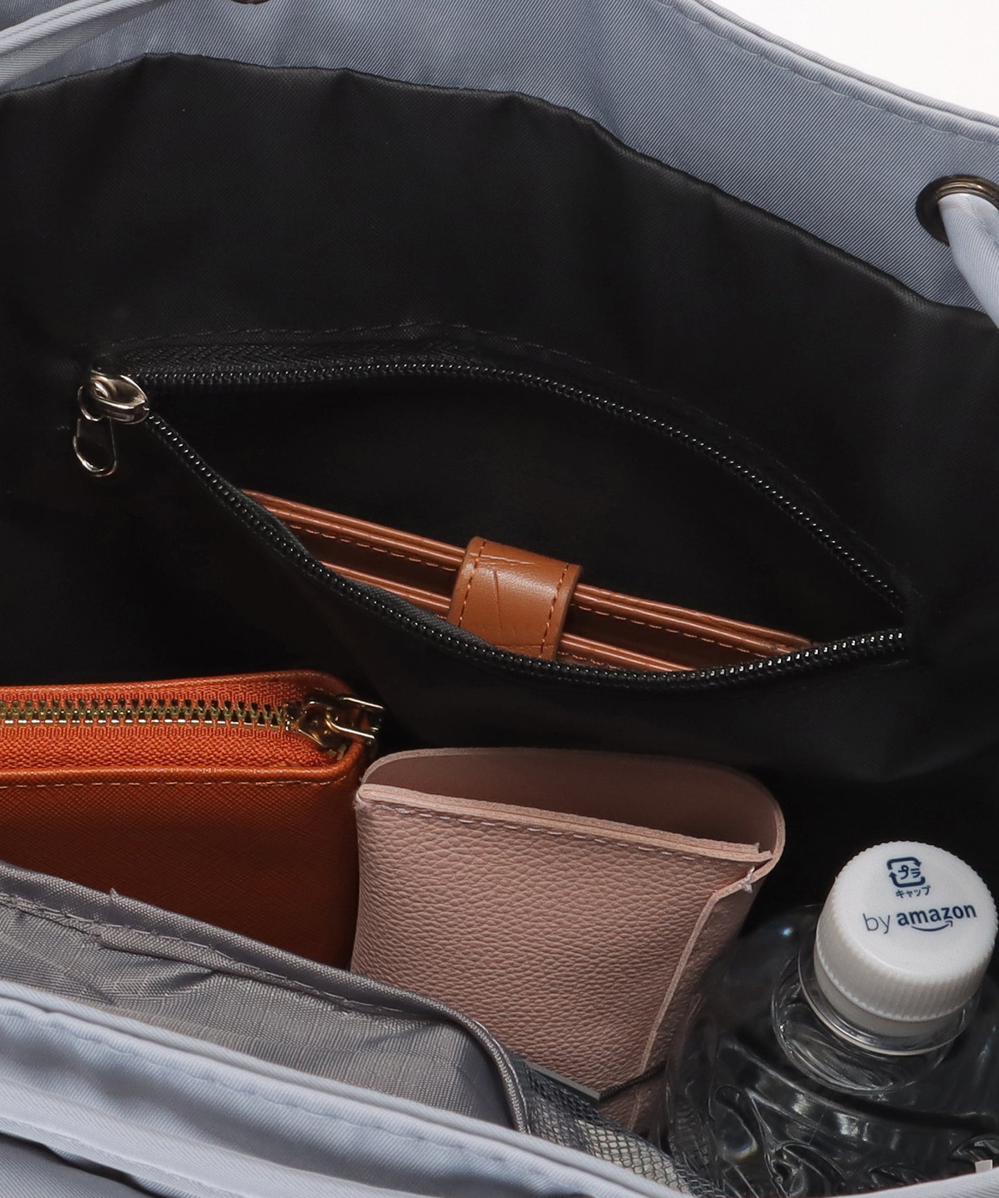 ソリッドカラー ユニセックス 大容量 多ポケット バックパック