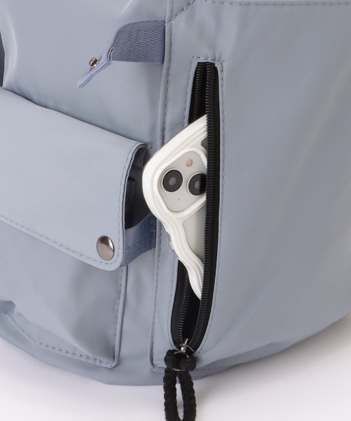 ソリッドカラー ユニセックス 大容量 多ポケット バックパック