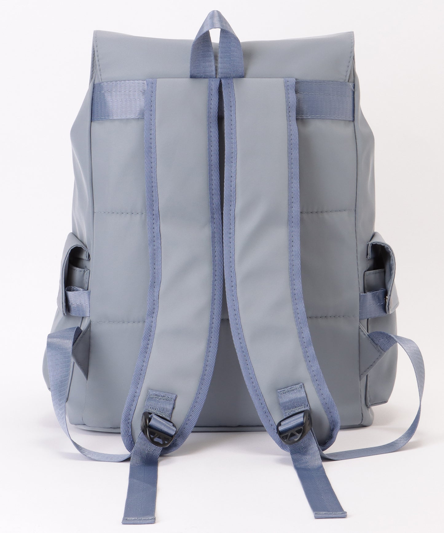 ソリッドカラー ユニセックス 大容量 多ポケット バックパック