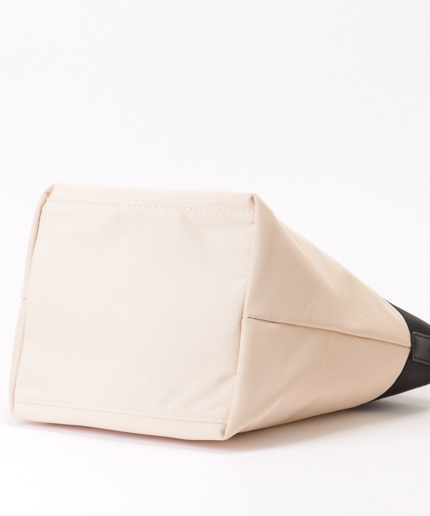 2WAY リボン付き 配色 ランチ トートバッグ