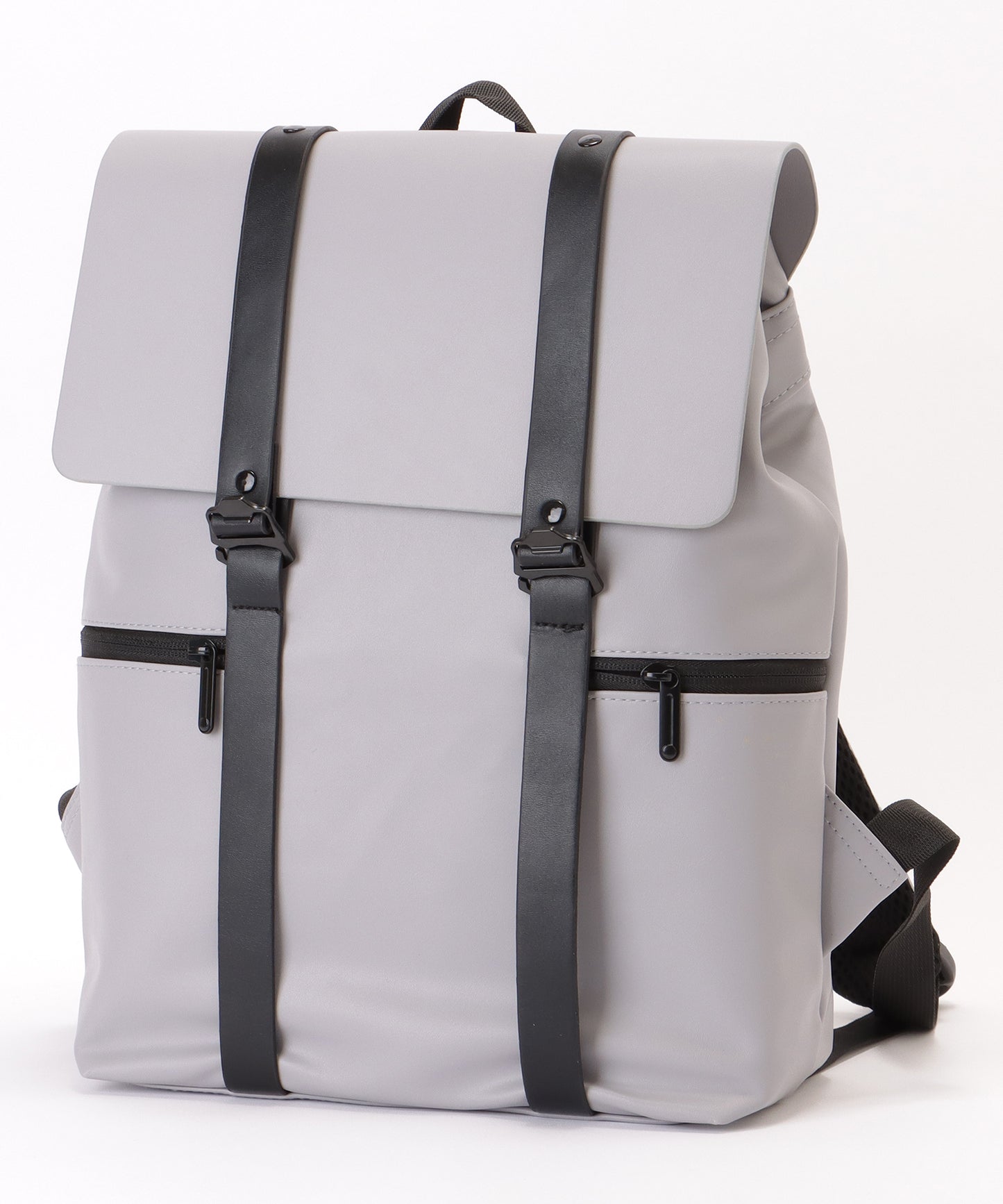 配色ライン スクエア バックパック