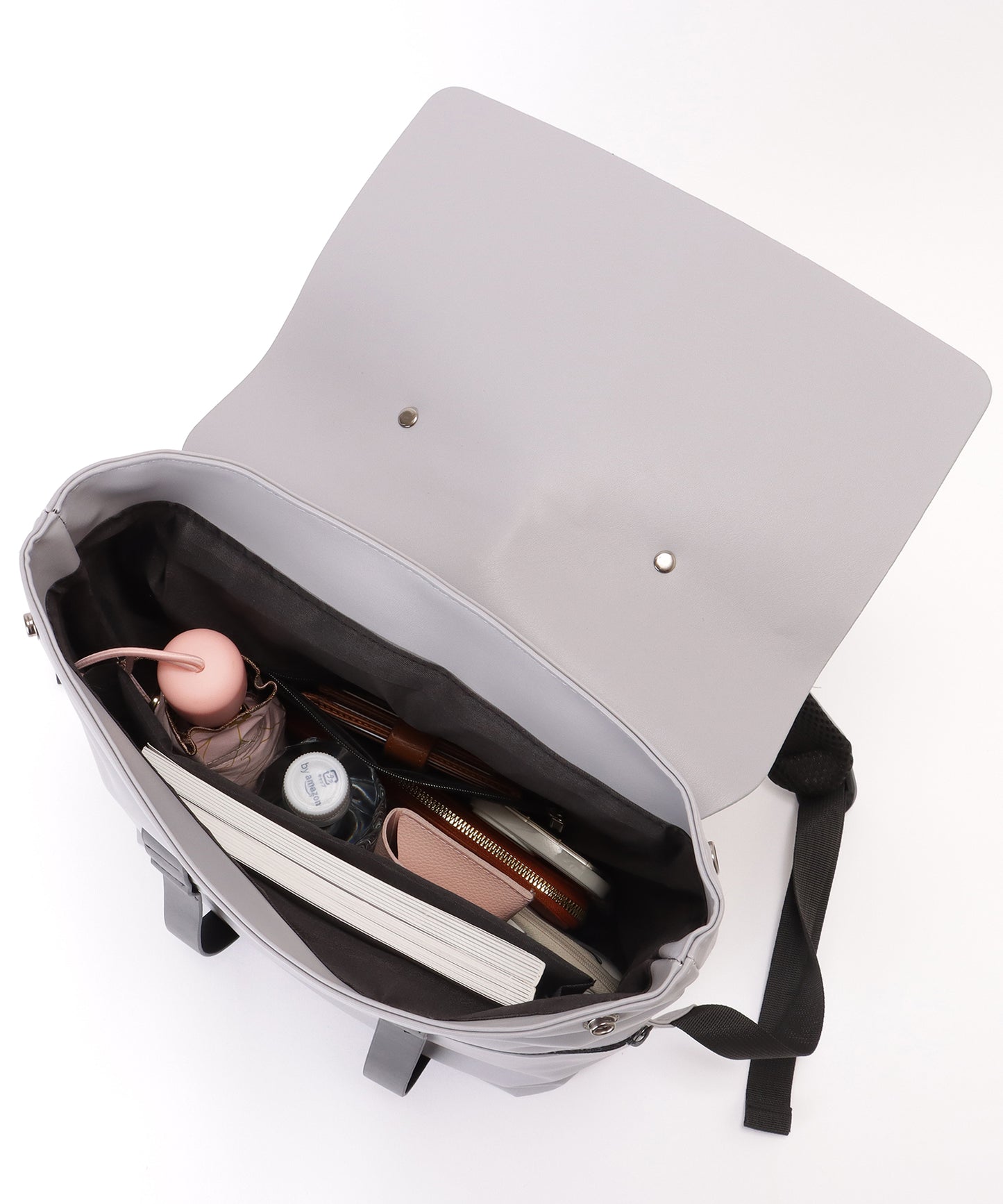 配色ライン スクエア バックパック