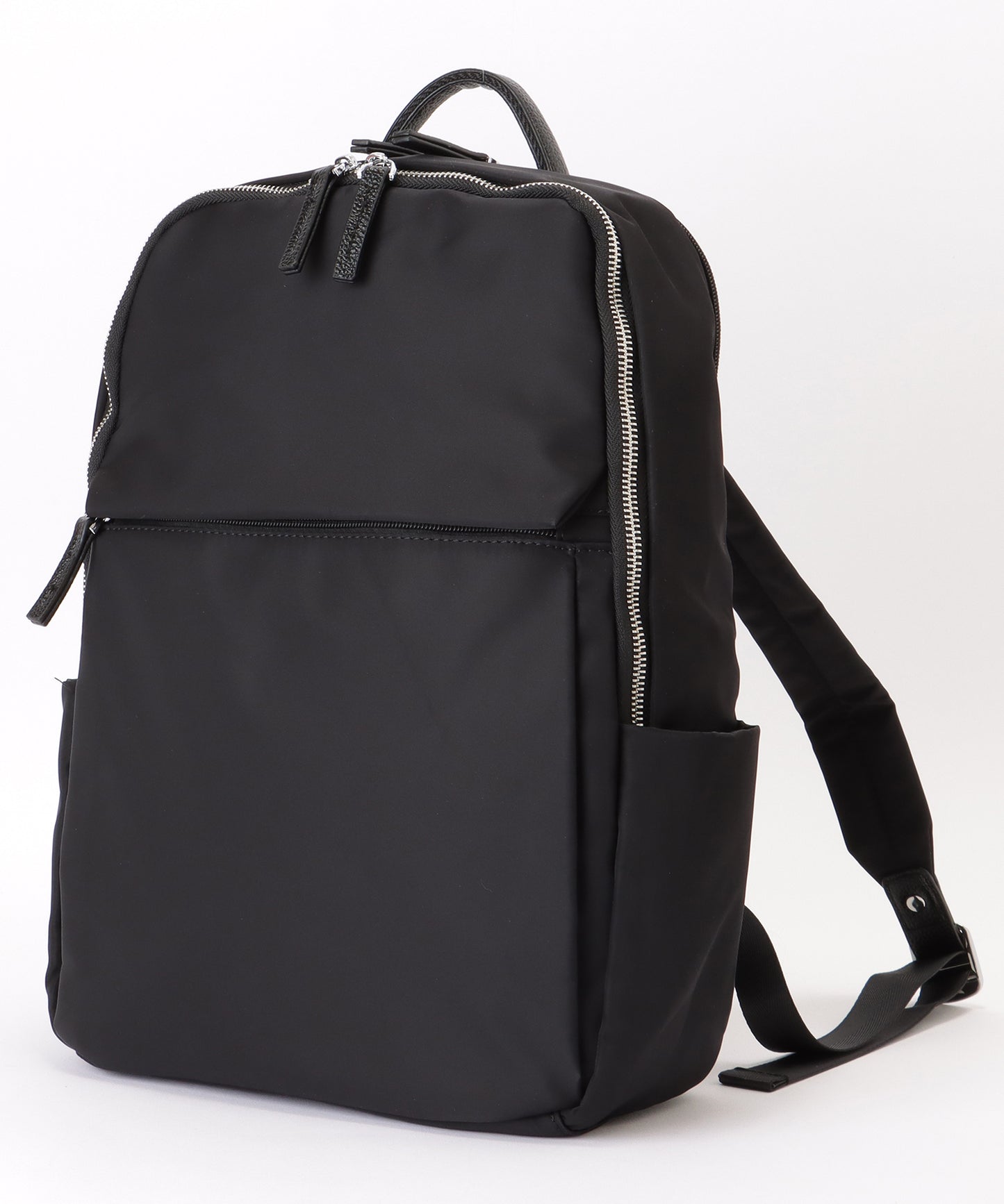 キャリーオン ベルト付き オックスフォード生地 スクエア リュックサック