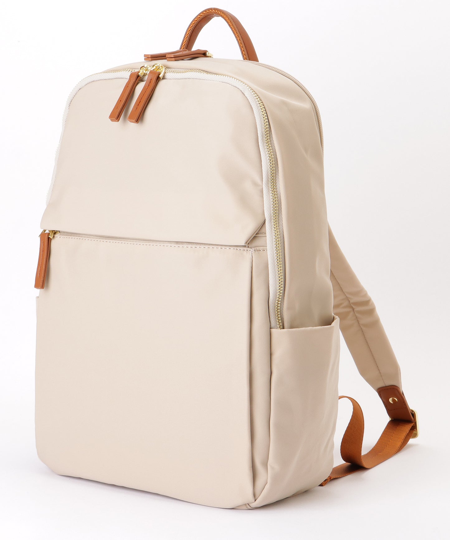 キャリーオン ベルト付き オックスフォード生地 スクエア リュックサック