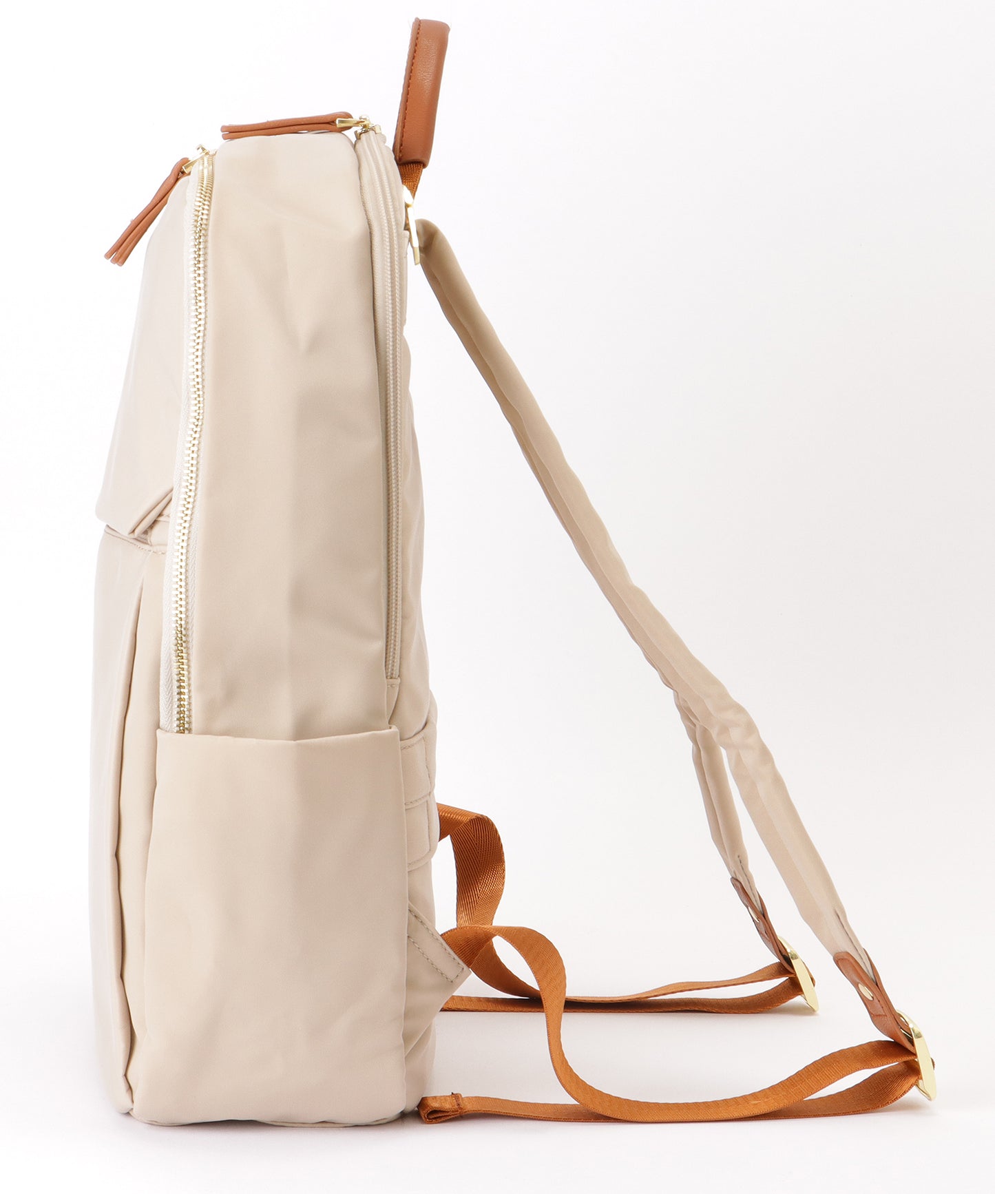 キャリーオン ベルト付き オックスフォード生地 スクエア リュックサック