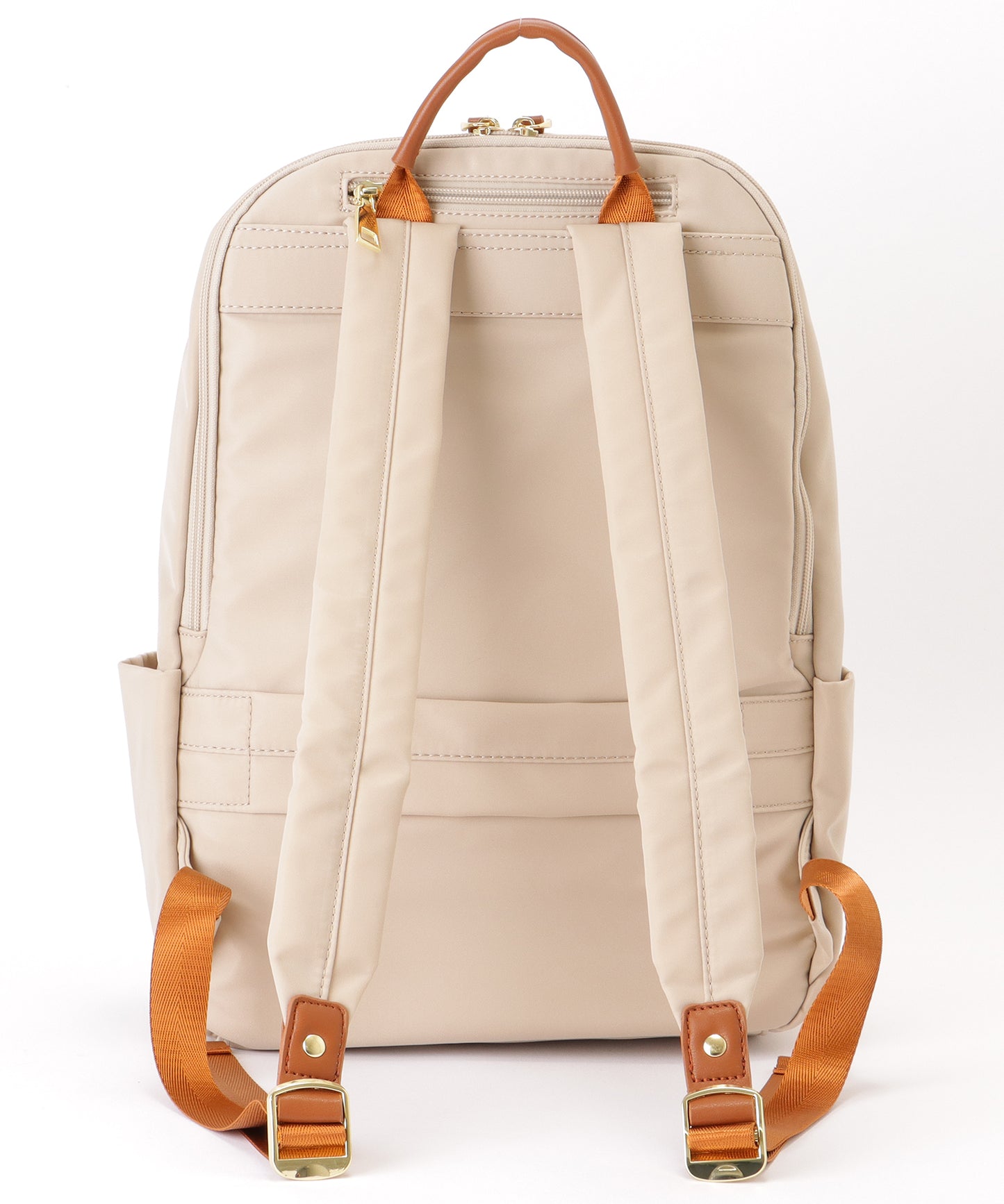 キャリーオン ベルト付き オックスフォード生地 スクエア リュックサック