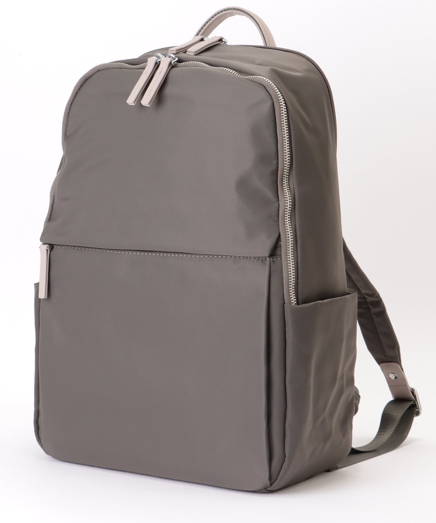 キャリーオン ベルト付き オックスフォード生地 スクエア リュックサック