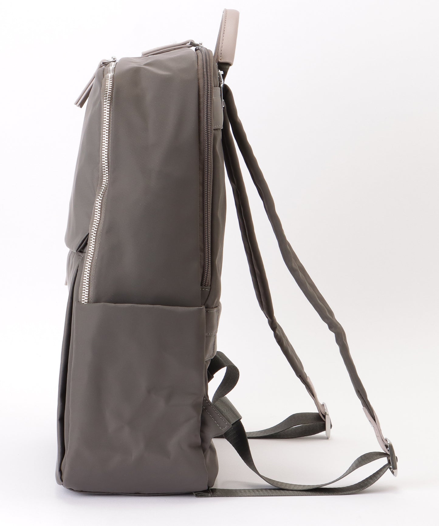 キャリーオン ベルト付き オックスフォード生地 スクエア リュックサック