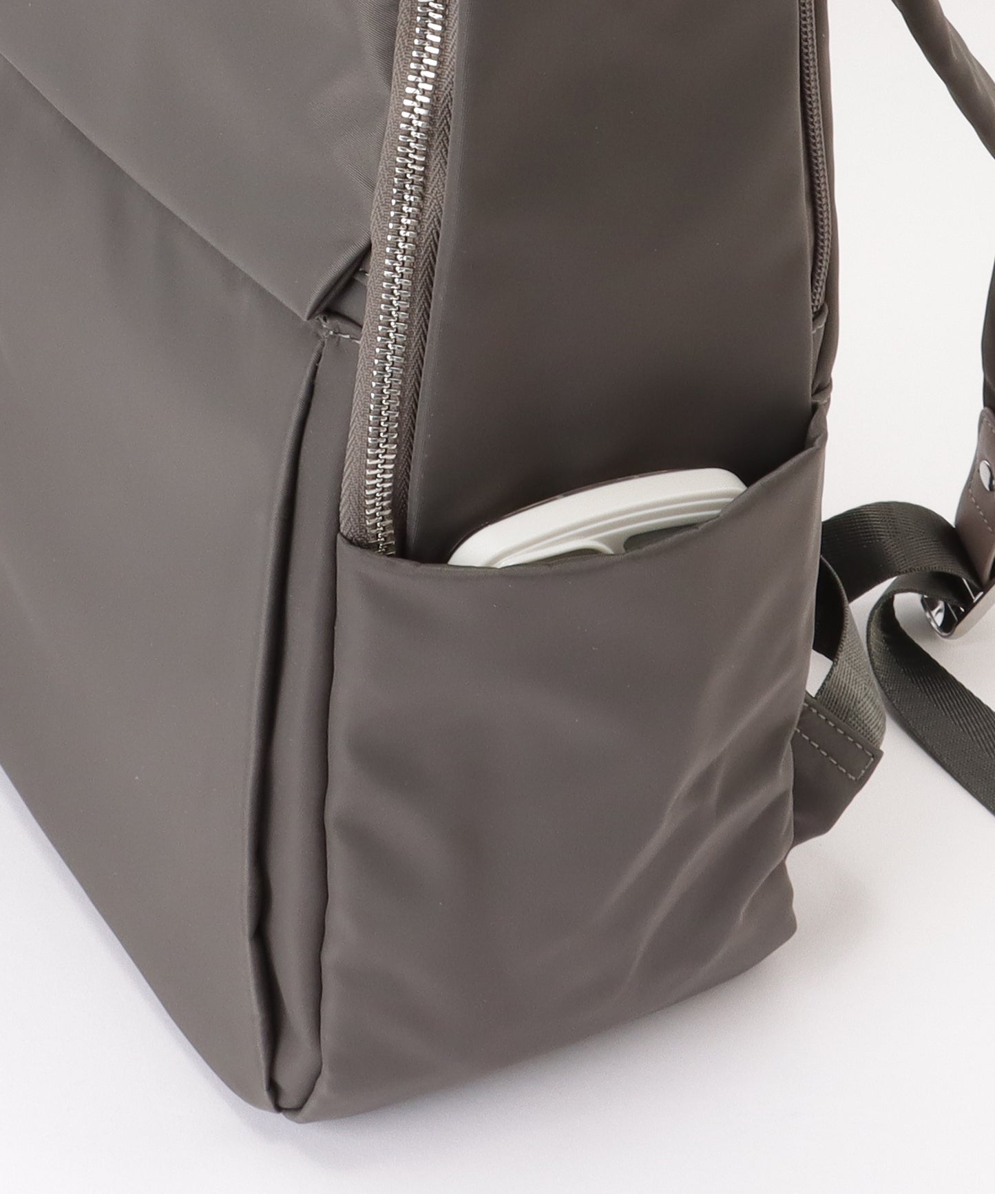 キャリーオン ベルト付き オックスフォード生地 スクエア リュックサック