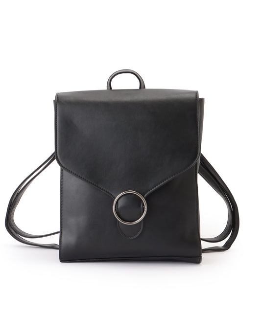 2WAY レザー調 スクエア フラップ バック