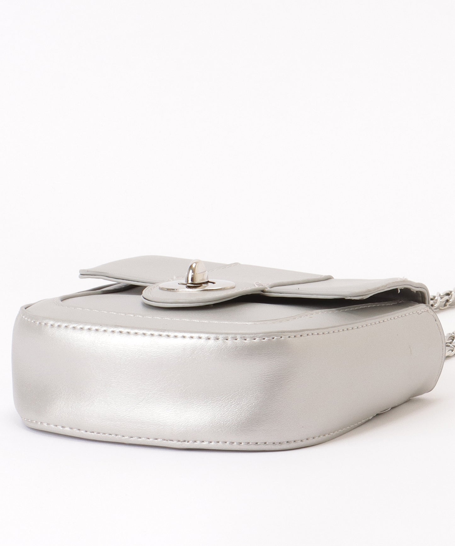 コンパクト ラウンド 2WAY チェーン ショルダーバッグ