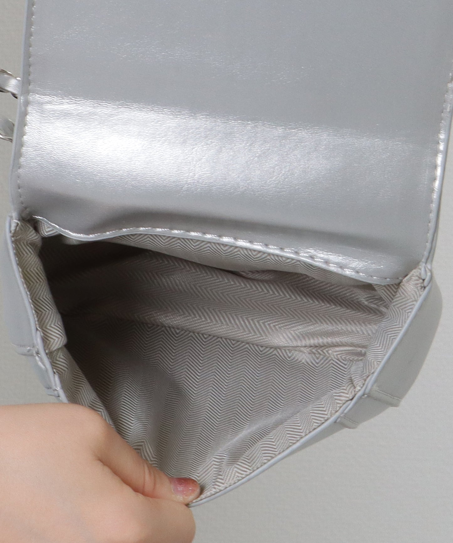 コンパクト ラウンド 2WAY チェーン ショルダーバッグ