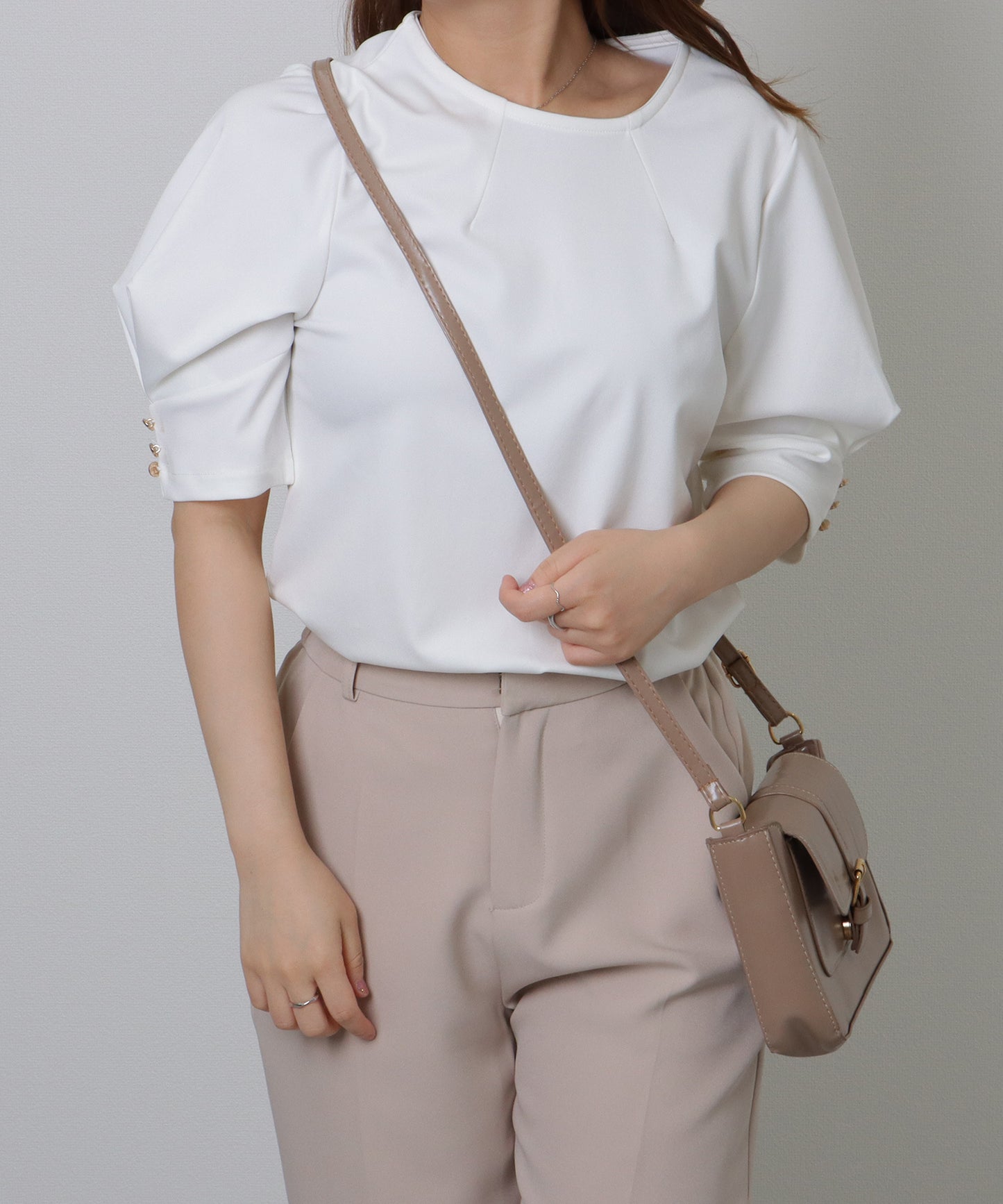 スクール風 スクエア ベルト ショルダーバッグ