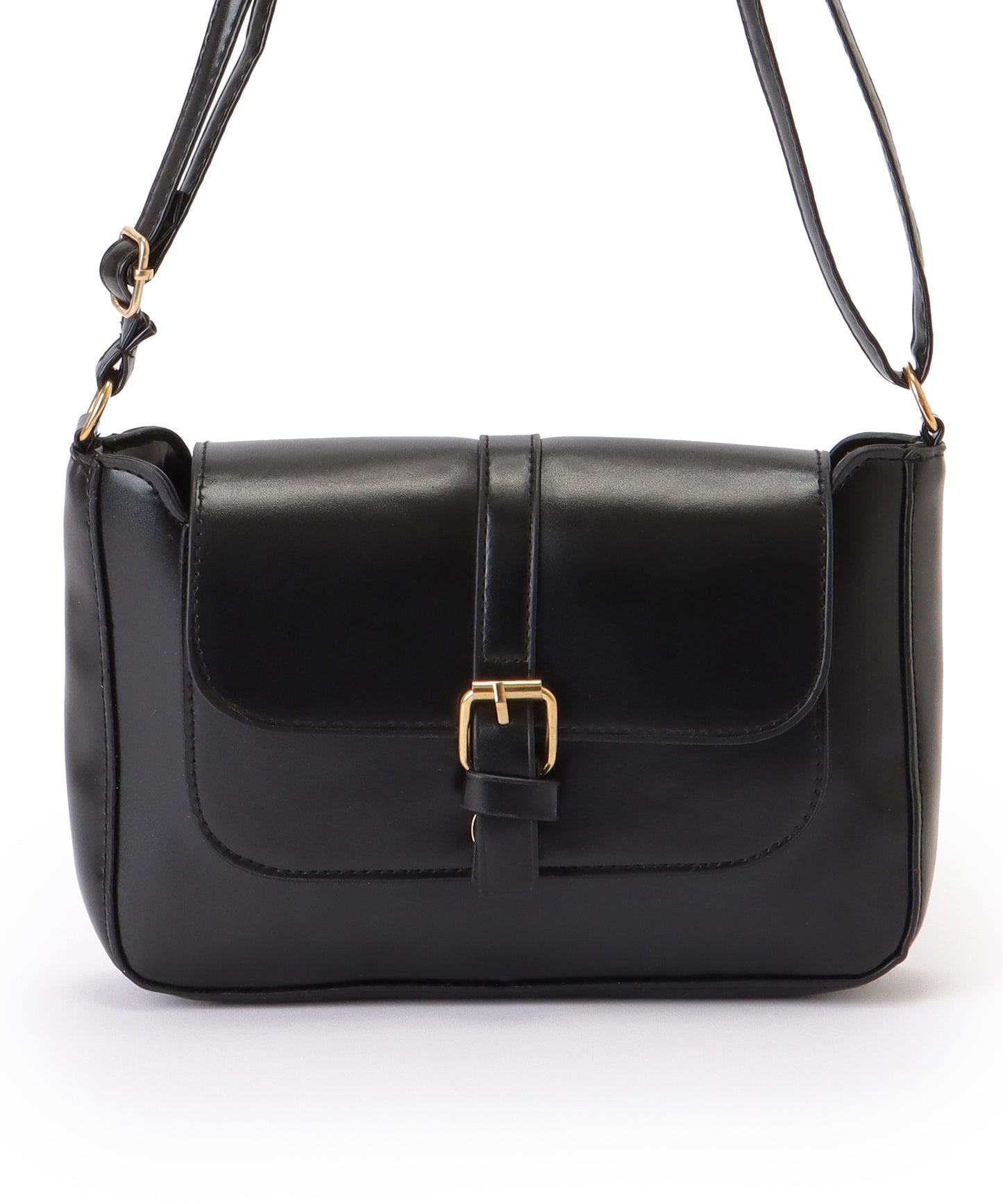 スクール風 スクエア ベルト ショルダーバッグ