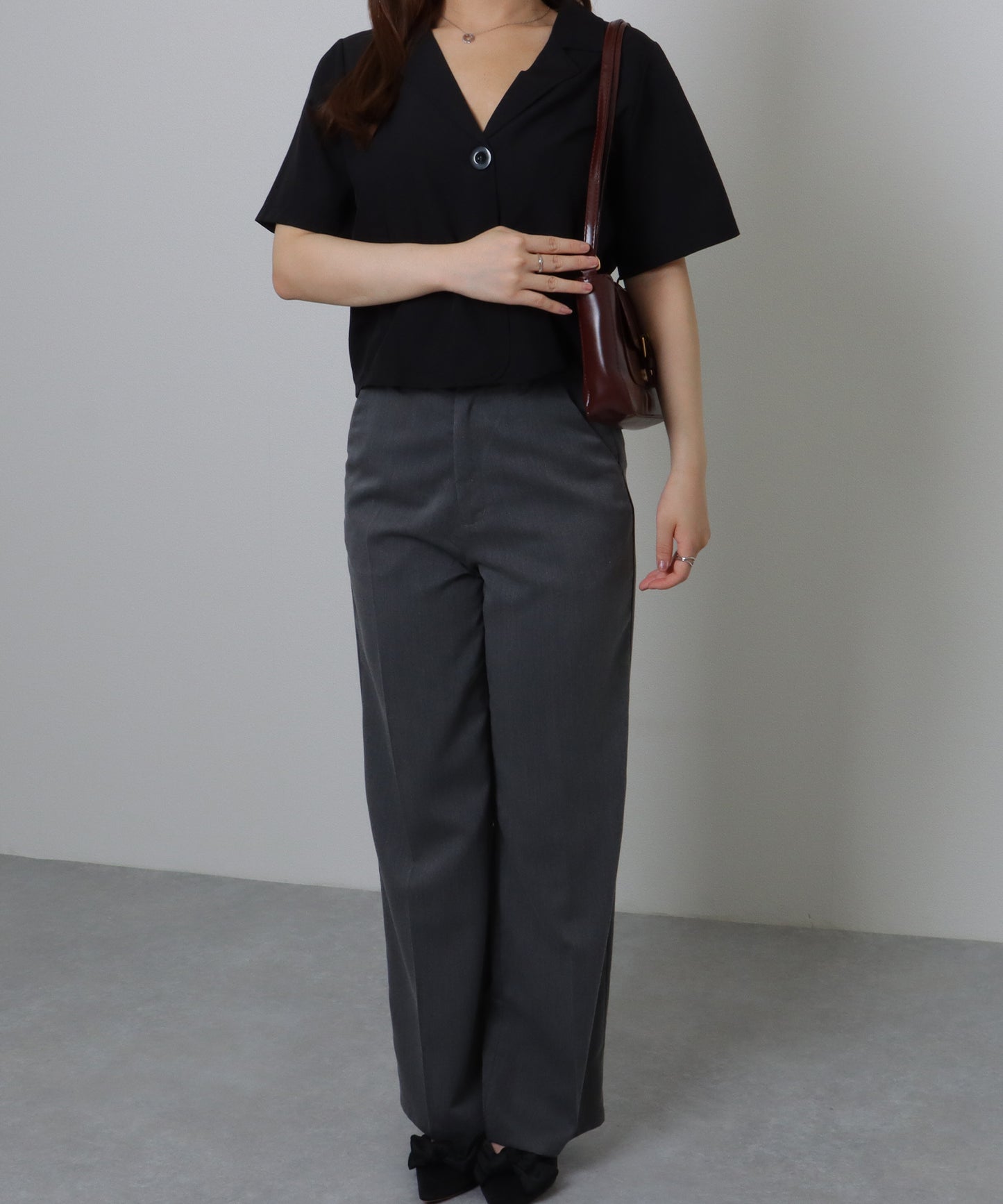 スクール風 スクエア ベルト ショルダーバッグ