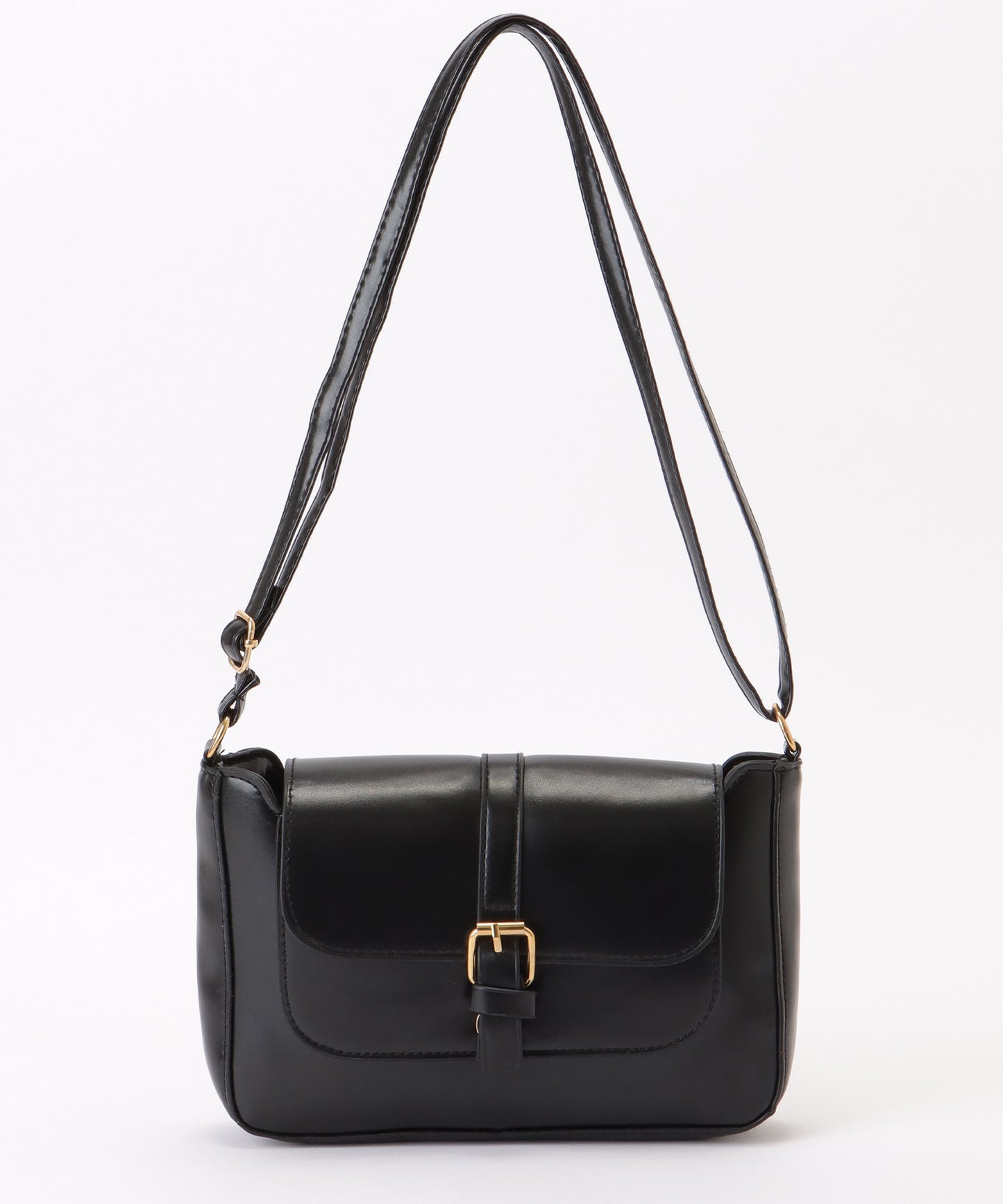 スクール風 スクエア ベルト ショルダーバッグ