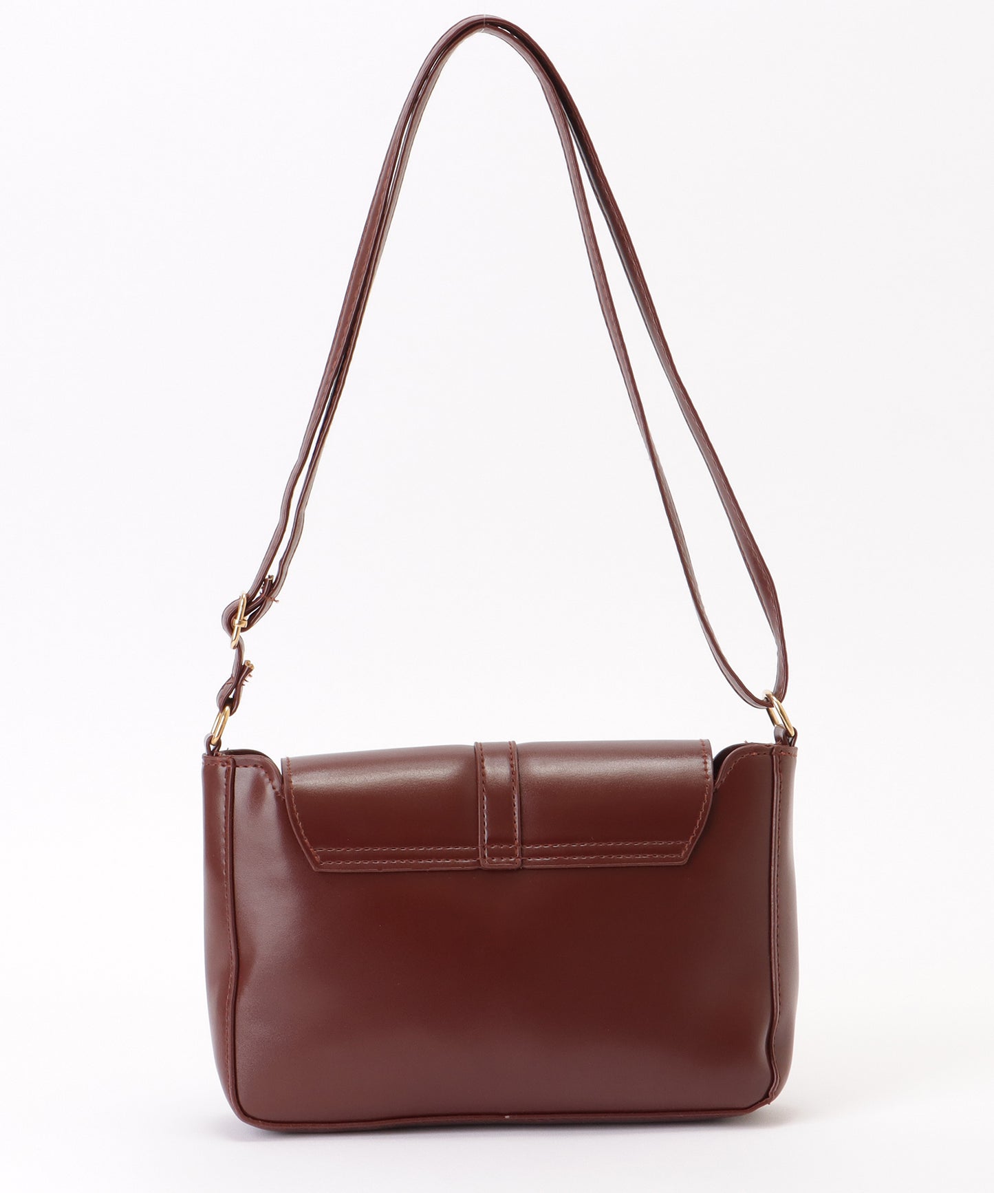 スクール風 スクエア ベルト ショルダーバッグ