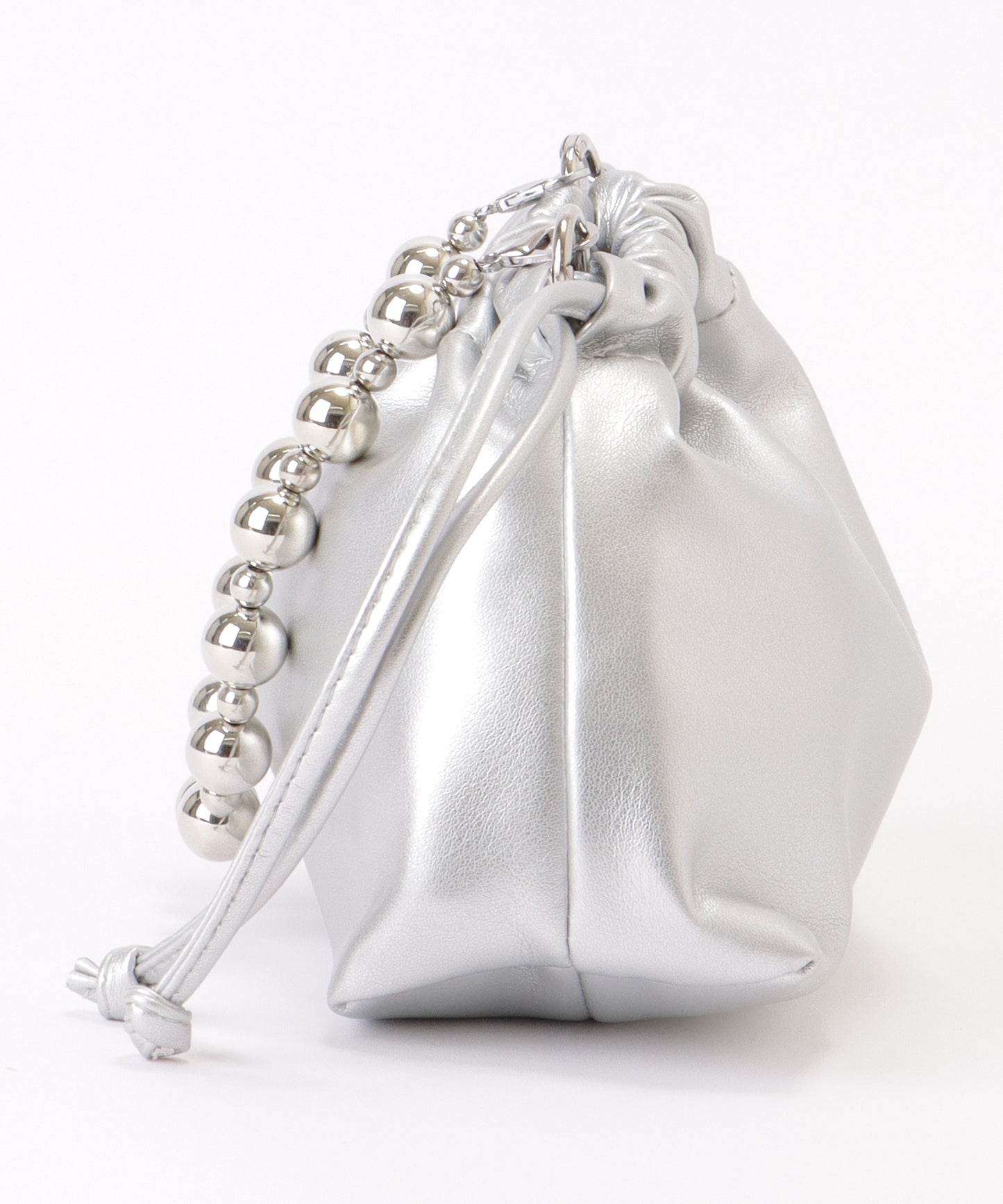 ボールチェーン付き 2WAY 巾着 バッグ