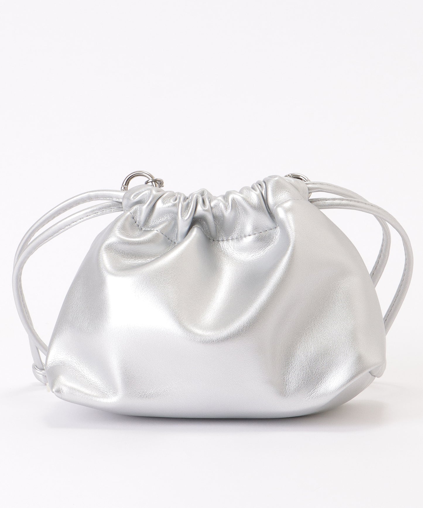 ボールチェーン付き 2WAY 巾着 バッグ