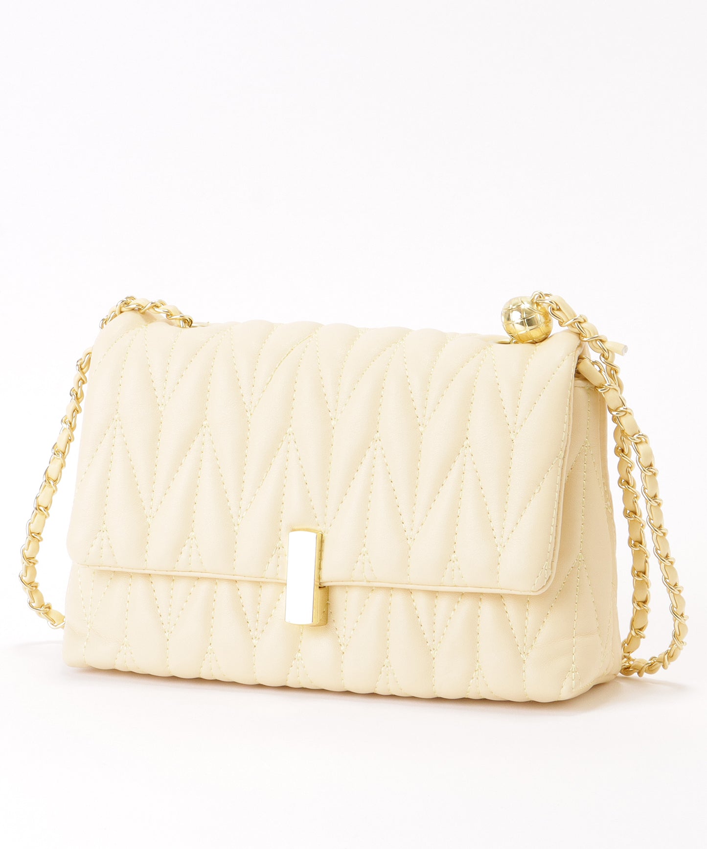 ヘリンボーン ステッチ 2WAY チェーン バッグ