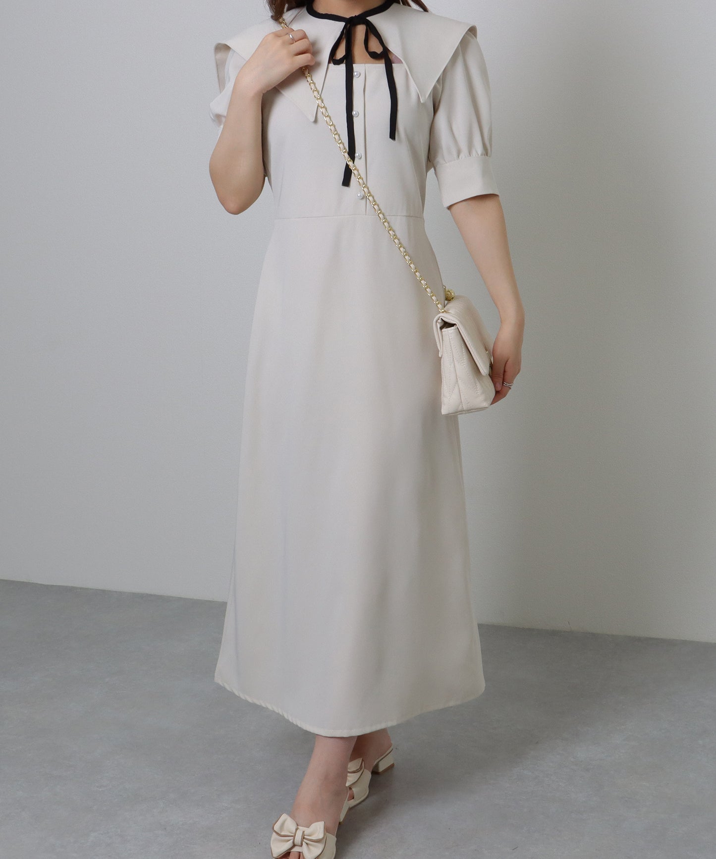 ヘリンボーン ステッチ 2WAY チェーン バッグ