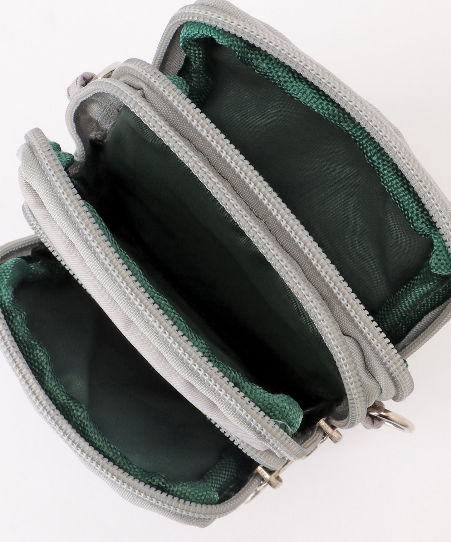 ハートチャーム付き 3WAY コンパクト スクエア ショルダー スマホ バッグ