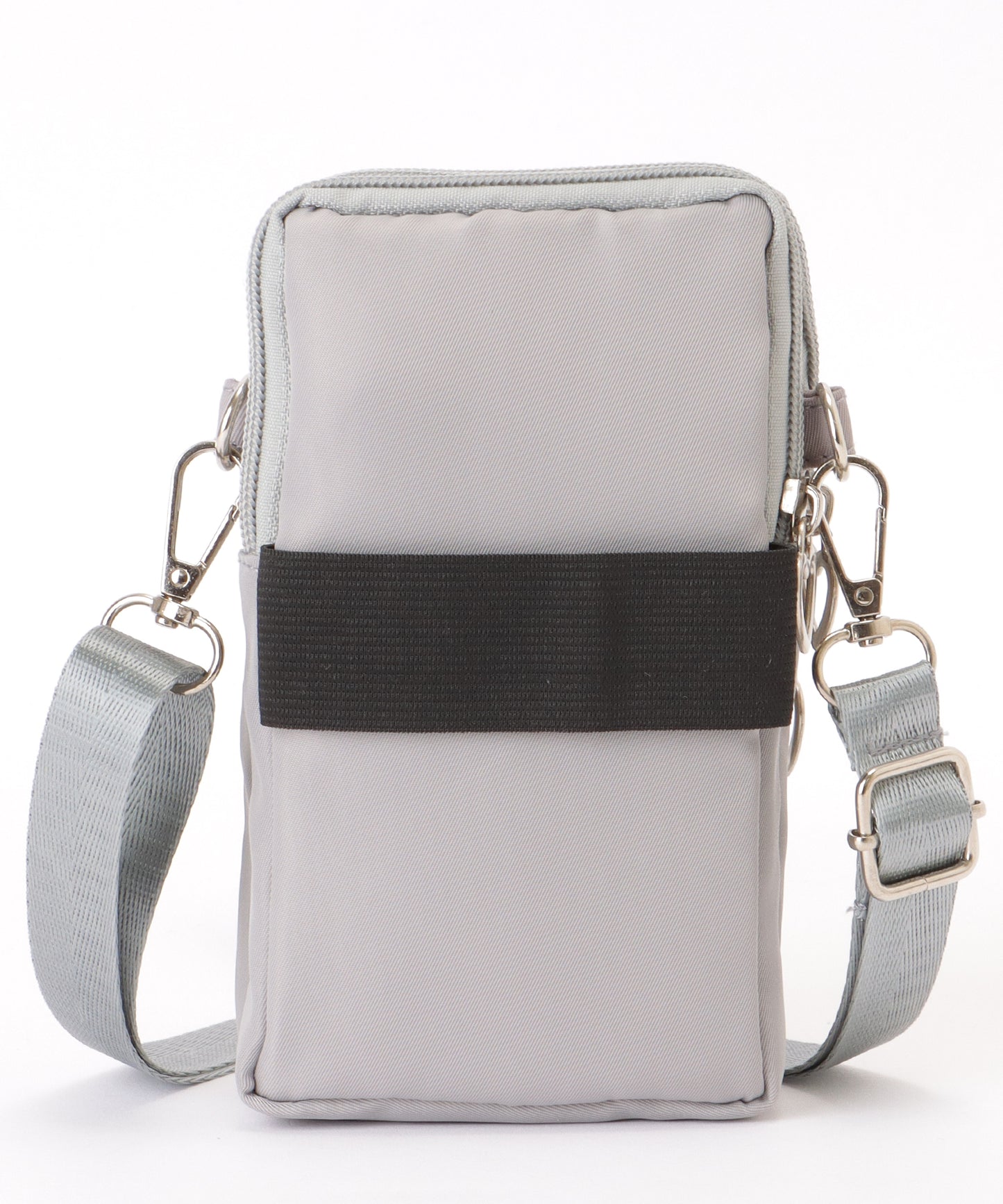 ハートチャーム付き 3WAY コンパクト スクエア ショルダー スマホ バッグ