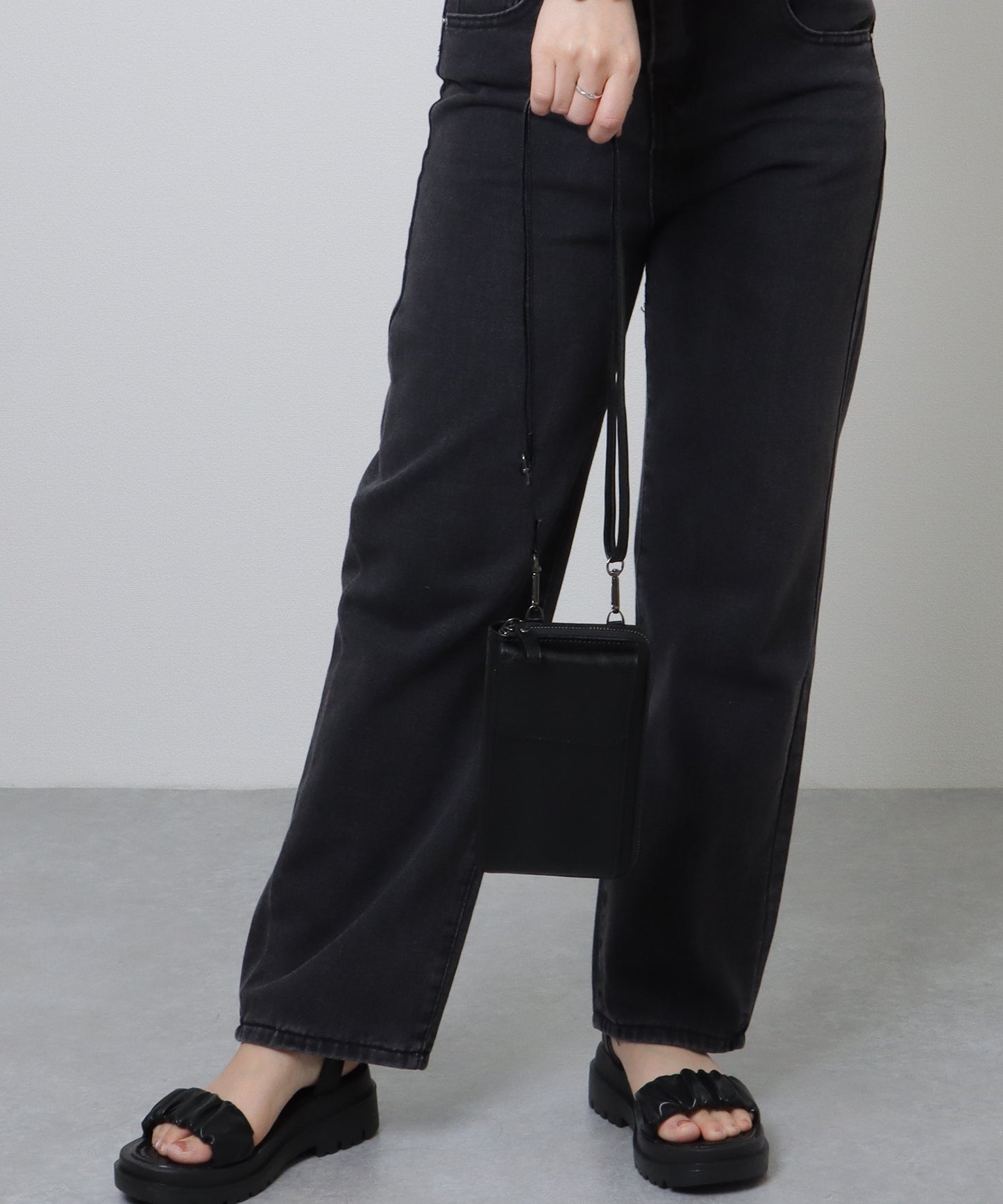 ショルダー付き 2WAY スマホ ウォレット バッグ