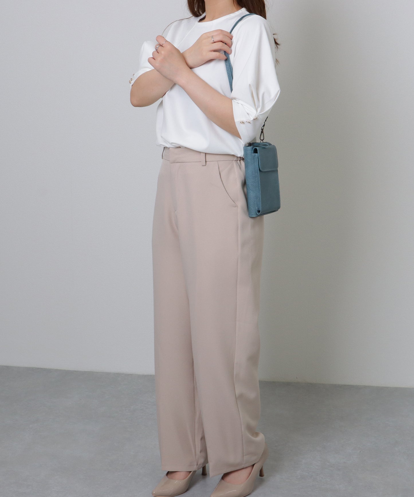 ショルダー付き 2WAY スマホ ウォレット バッグ