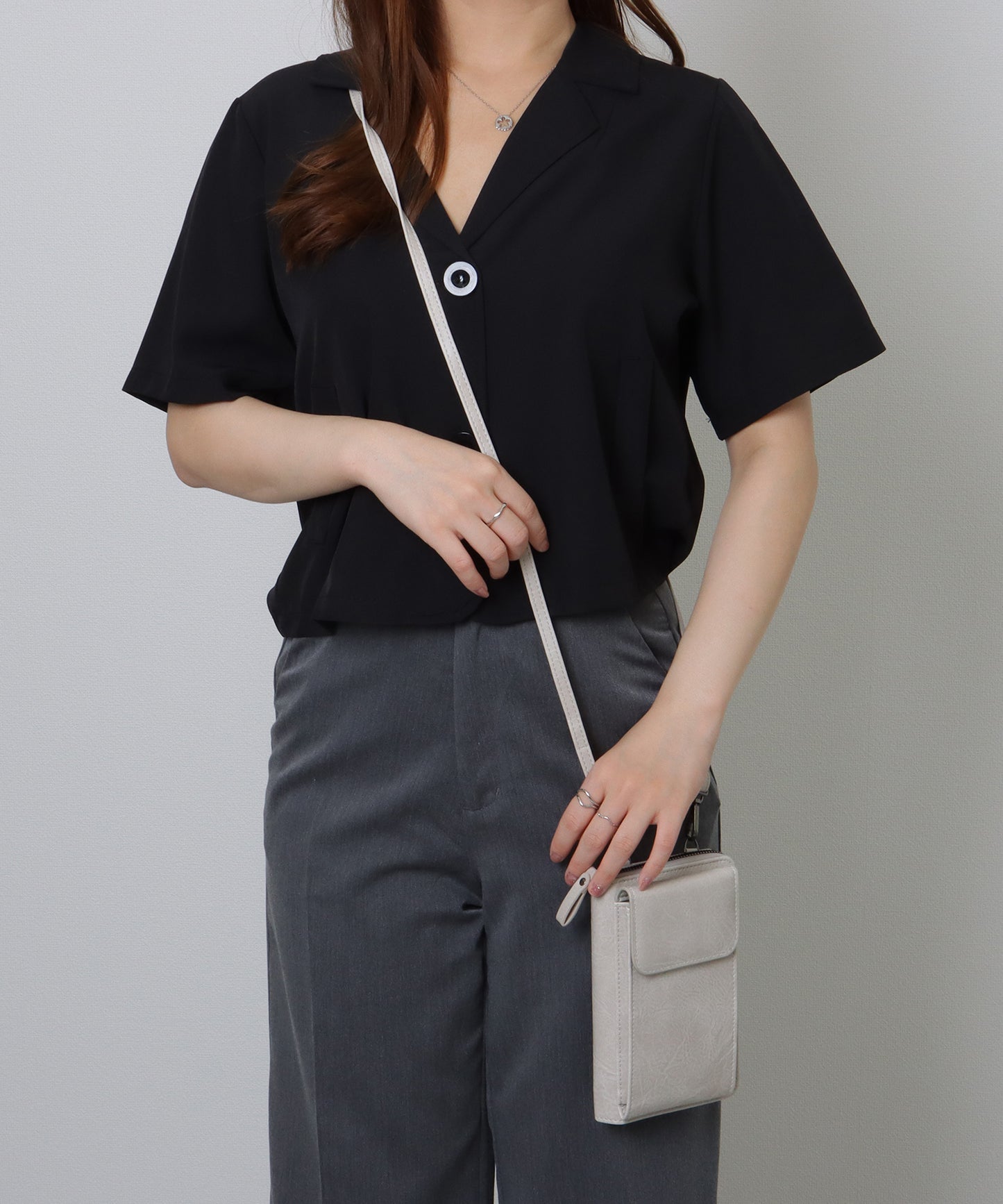 ショルダー付き 2WAY スマホ ウォレット バッグ