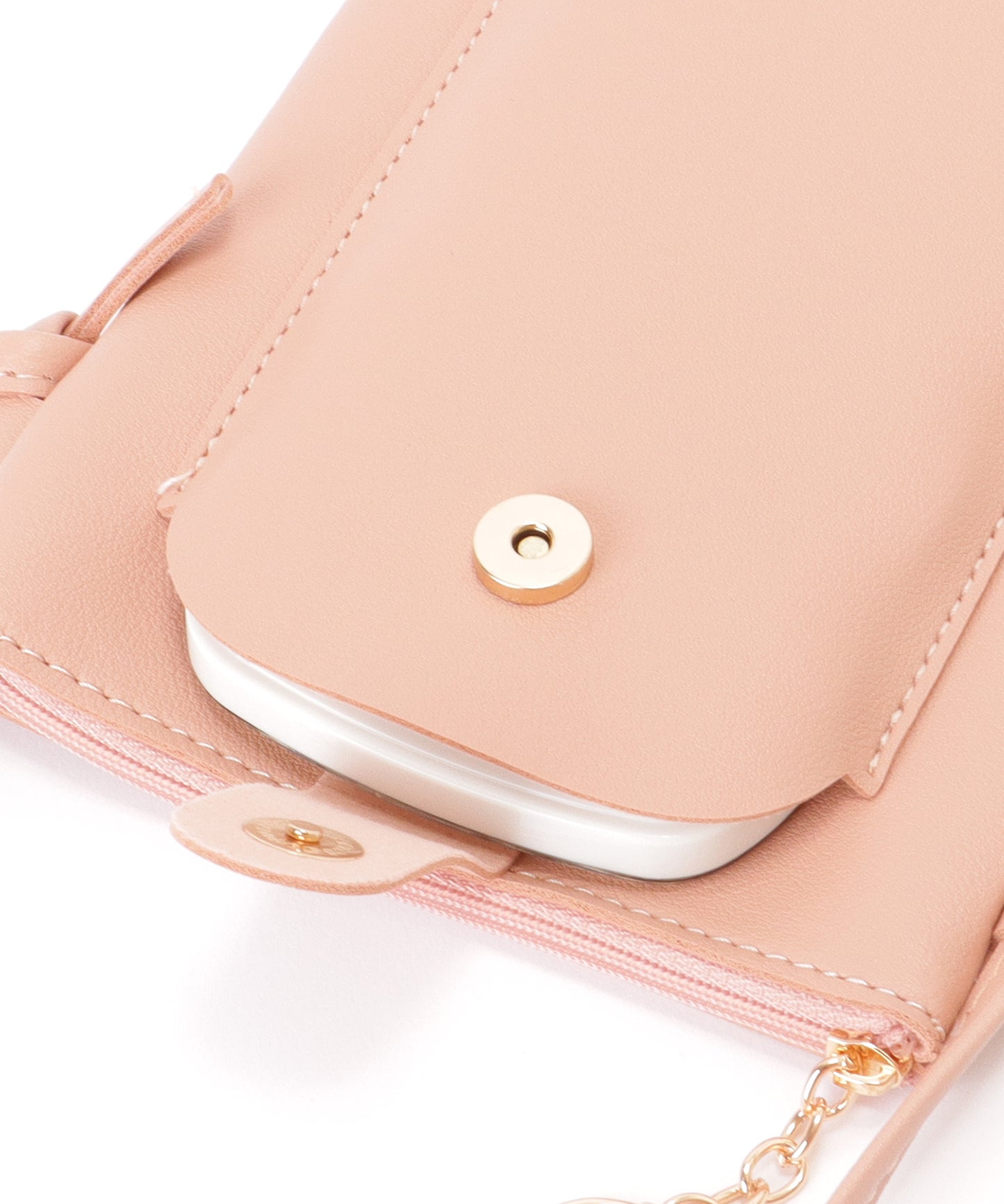 キーリング付き コンパクト サコッシュ バッグ