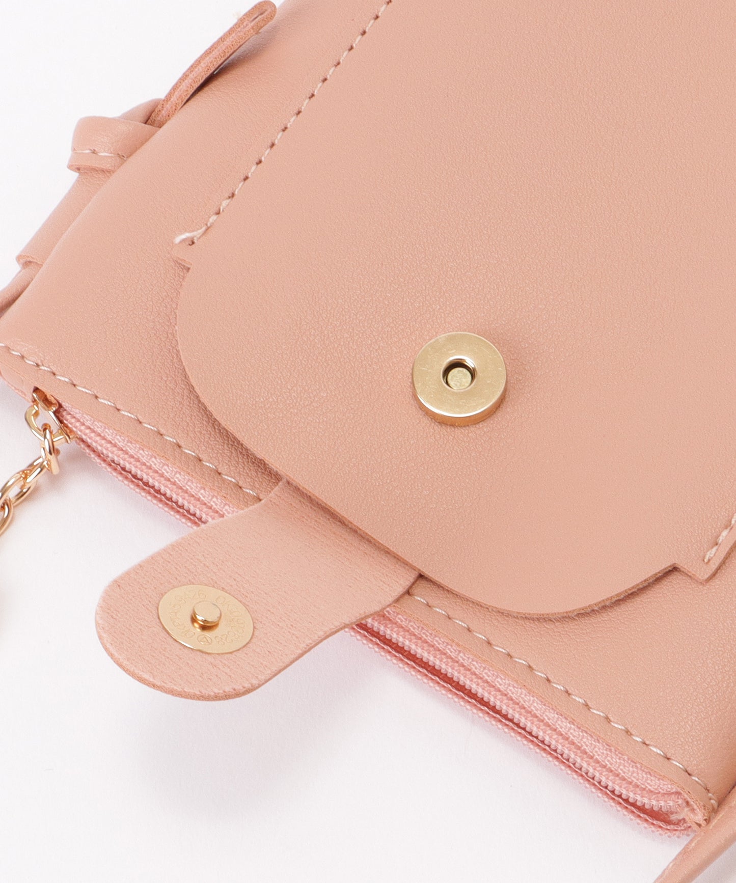 キーリング付き コンパクト サコッシュ バッグ