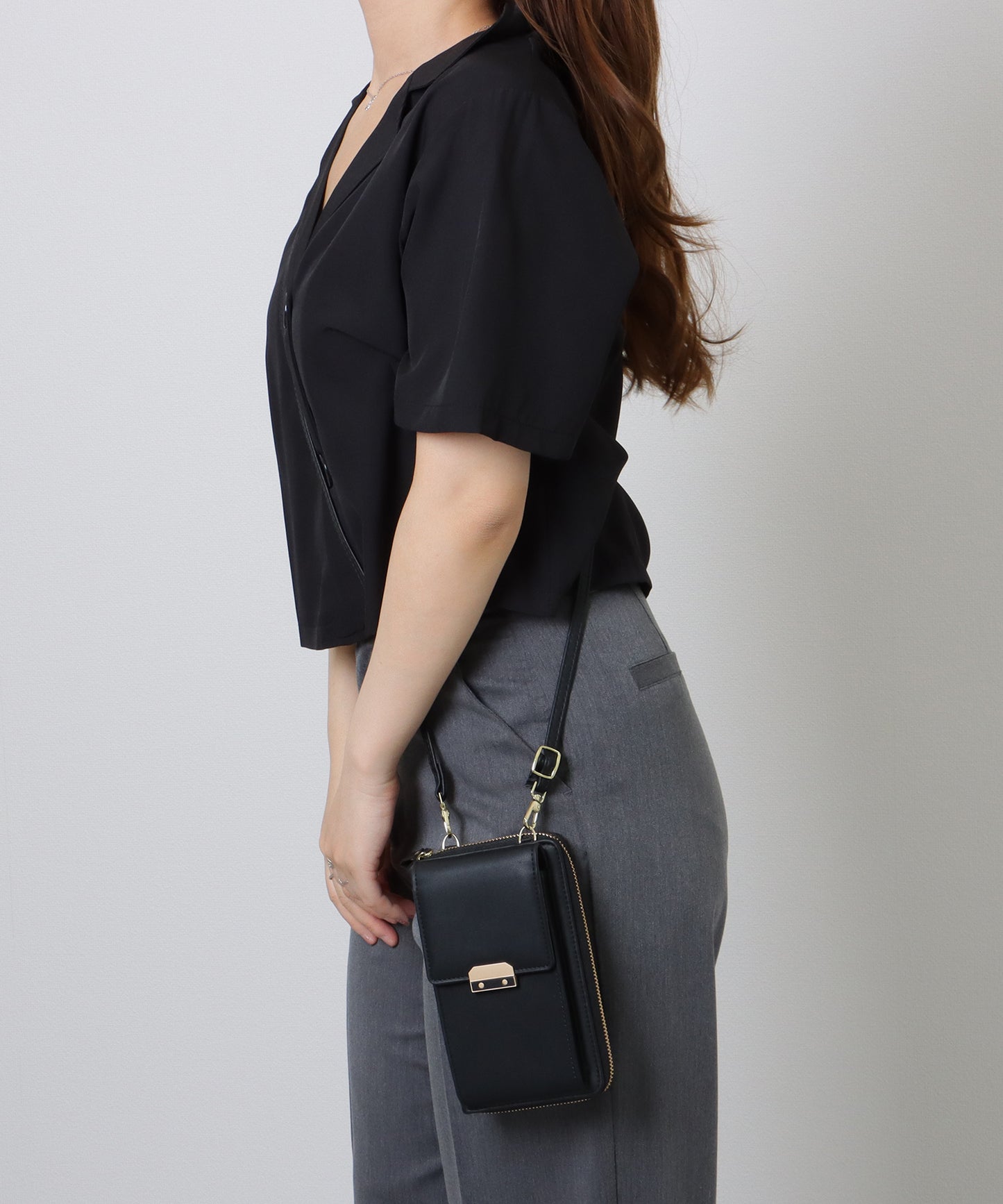 コンパクト ウォレット 2WAY ショルダーバッグ