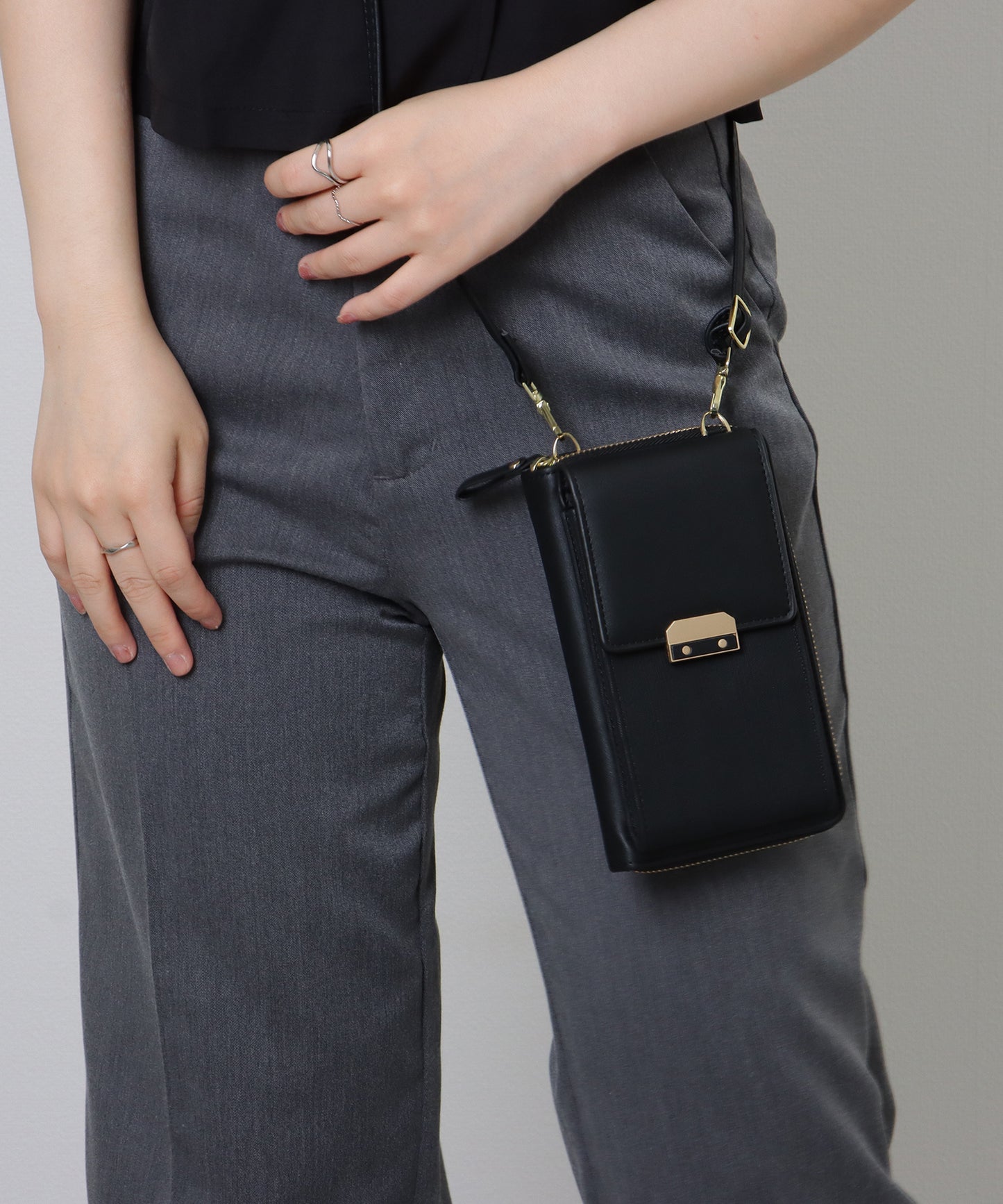 コンパクト ウォレット 2WAY ショルダーバッグ