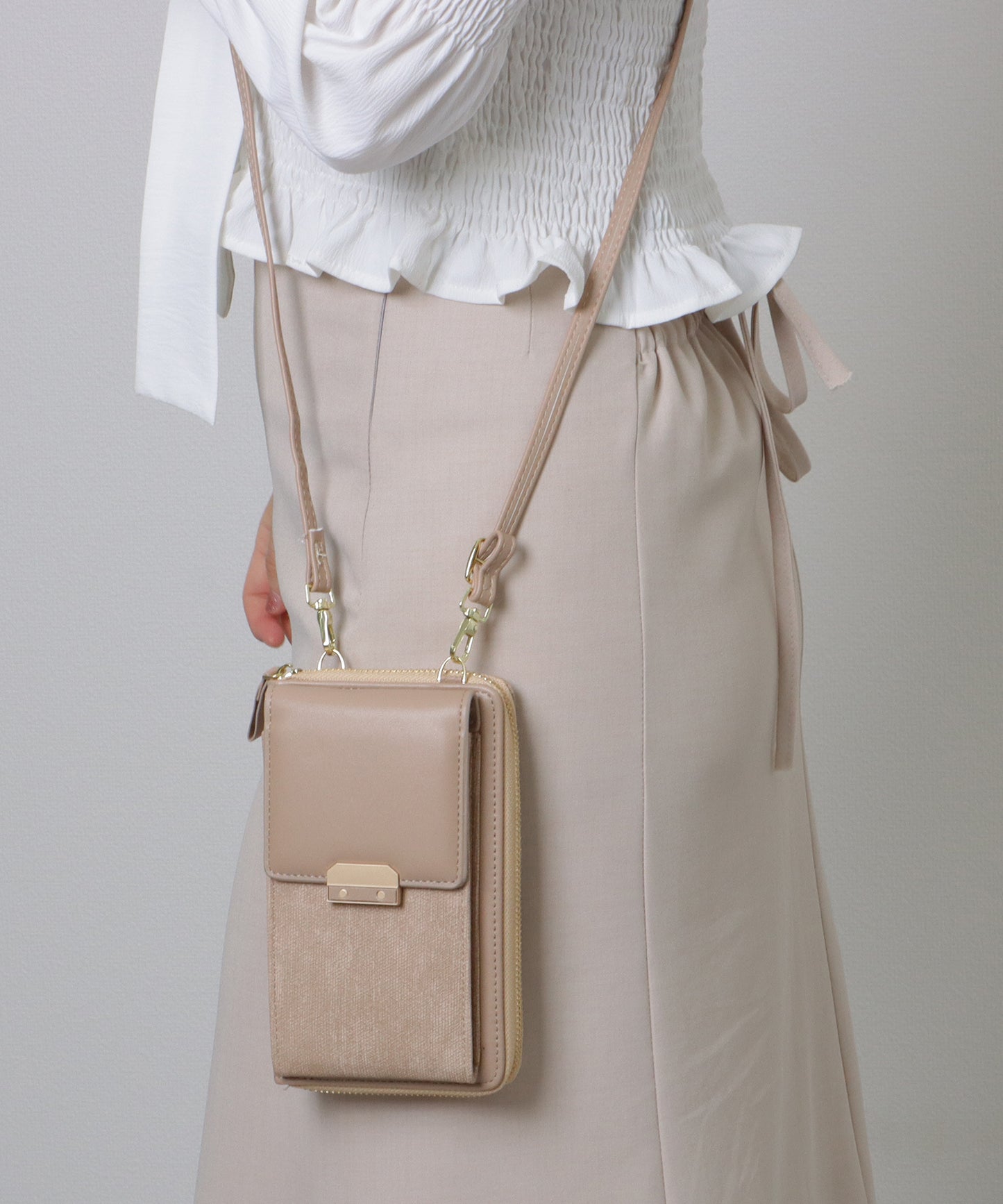 コンパクト ウォレット 2WAY ショルダーバッグ