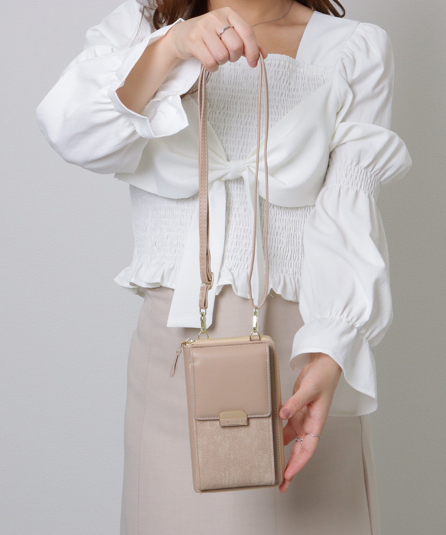 コンパクト ウォレット 2WAY ショルダーバッグ